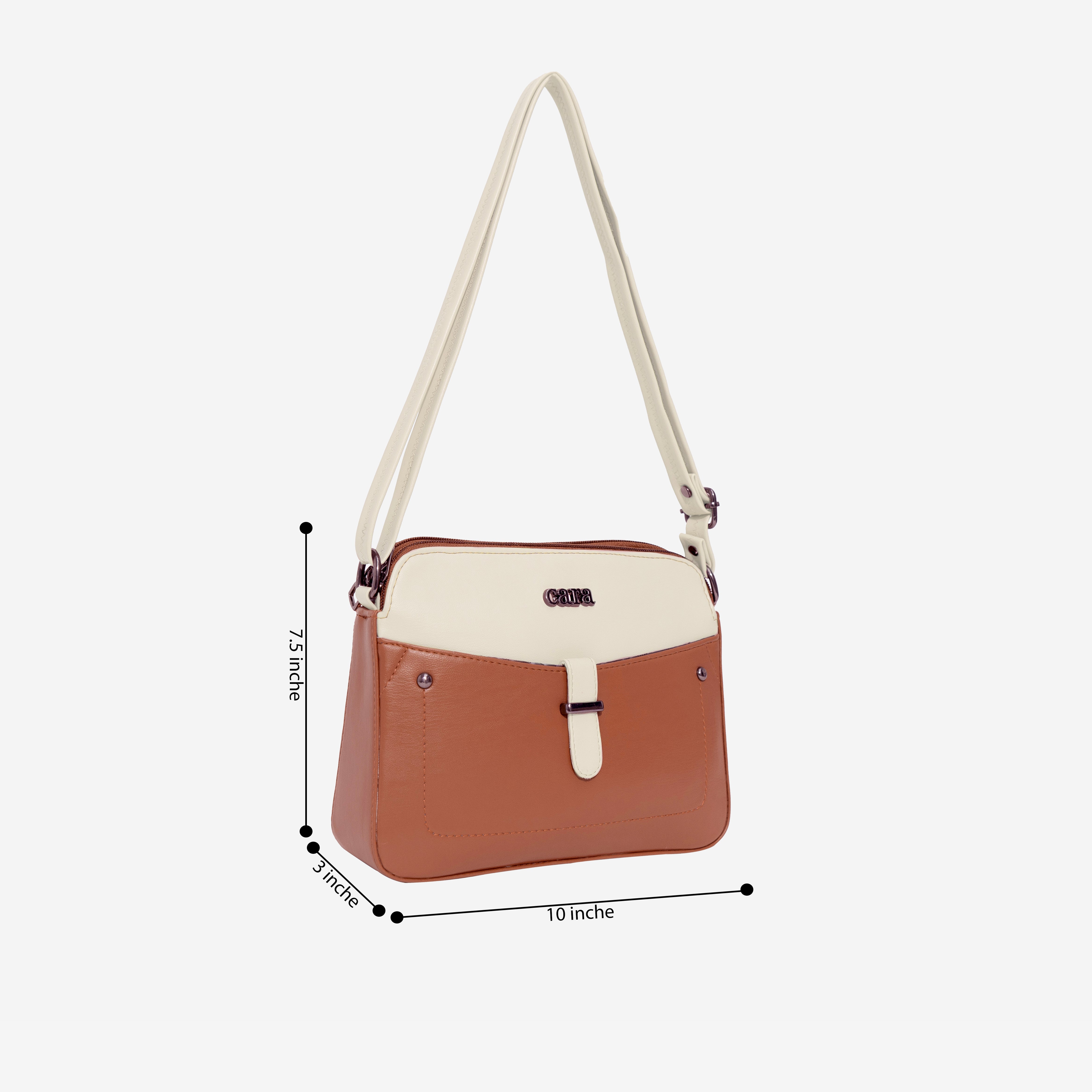 Brown Chic Crossbody Charm  I Cara