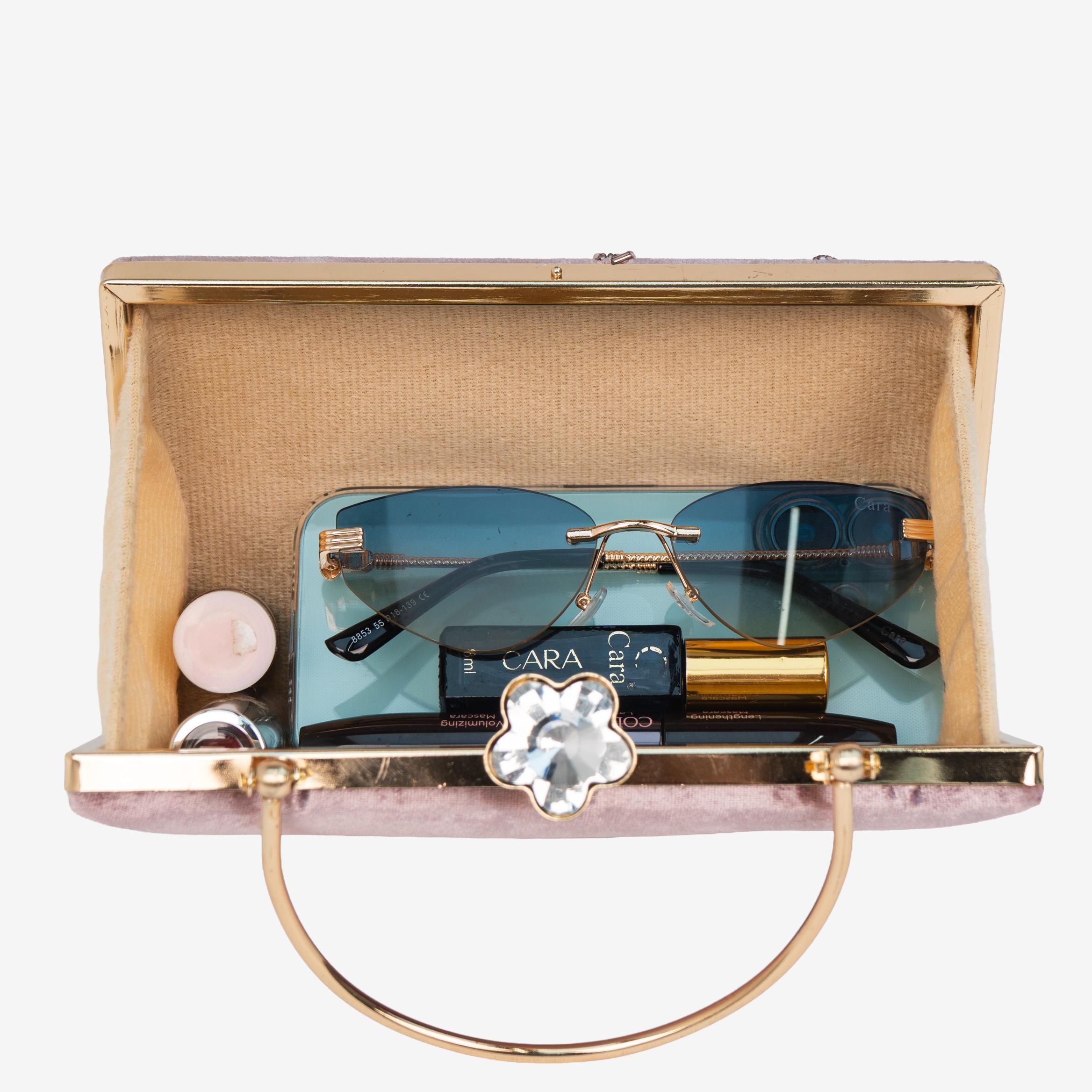 Ivory Palm Clutch