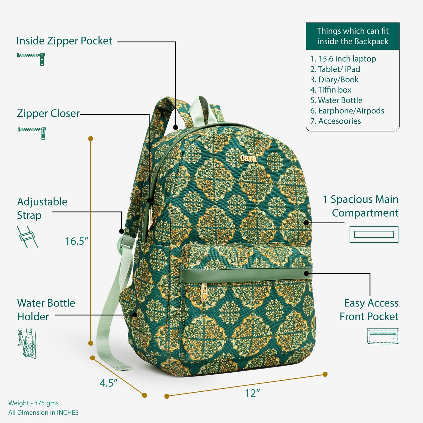 Cara Satrangi Backpack