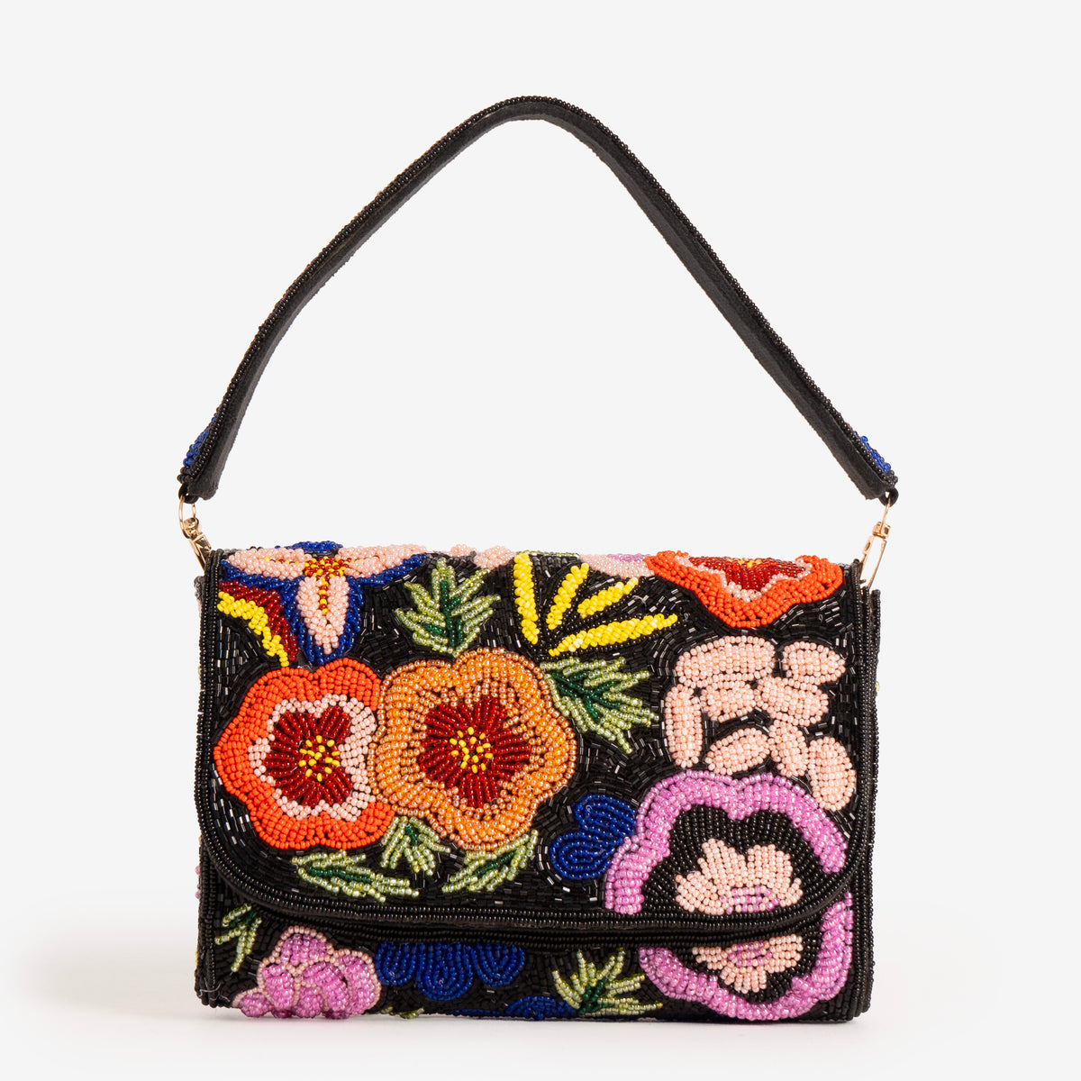 Black Blossom Mini Bag