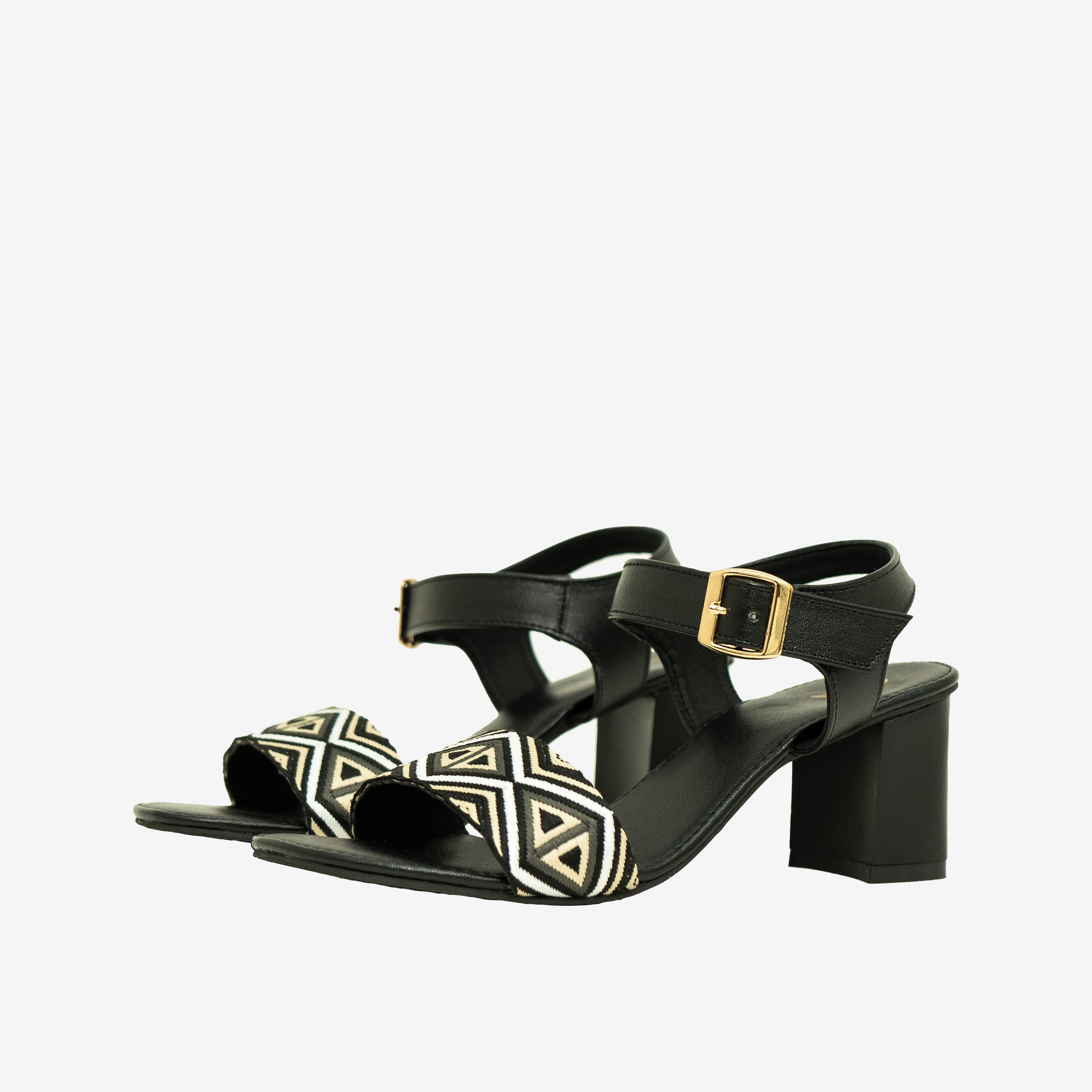 BLACK Buckle Bliss heels  I Cara