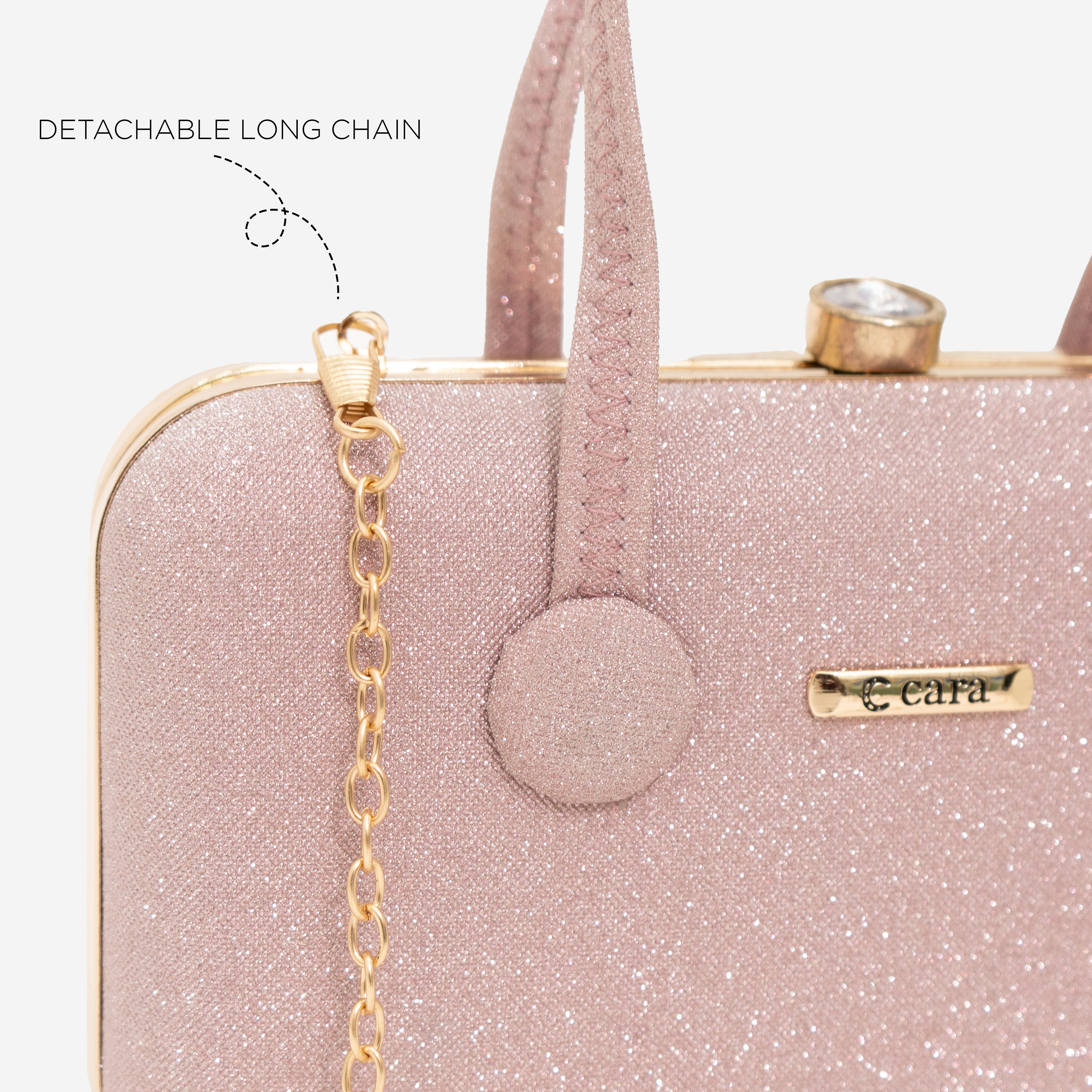 pink Celestial clutch | cara