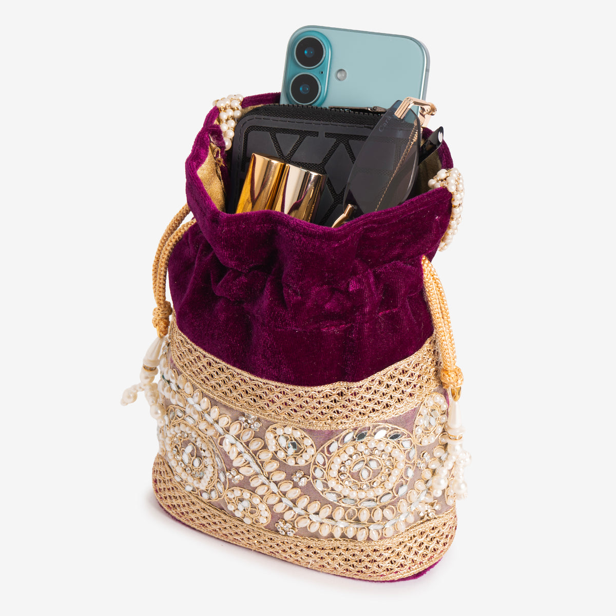 Golden Knot Potli