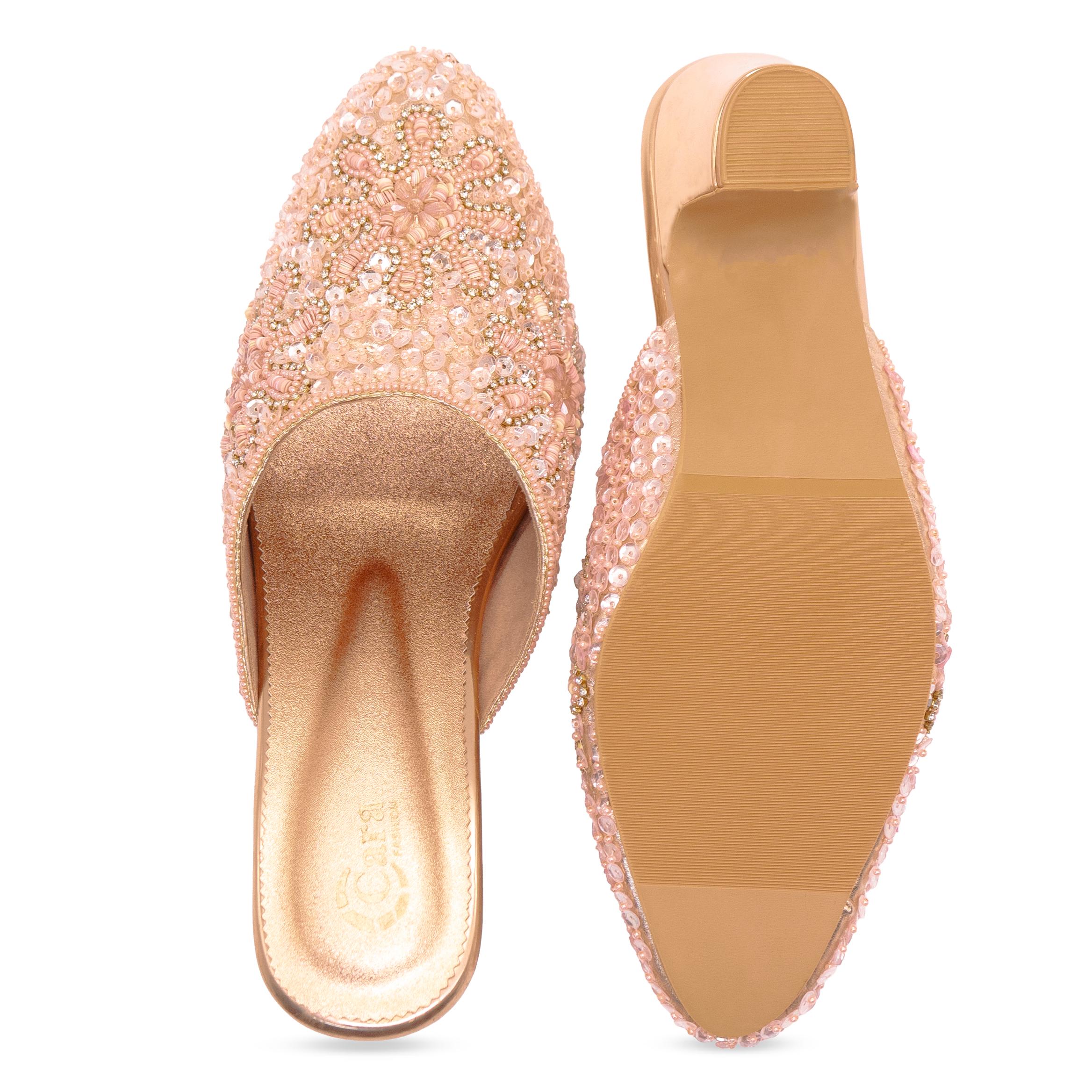 Pearl Bloom Mules