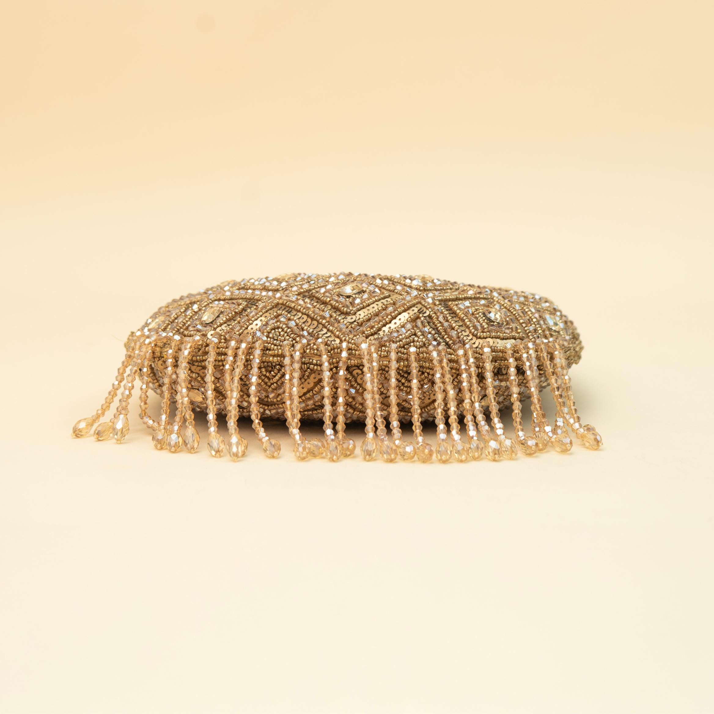 Ivory Pearl Shimmer Clutch
