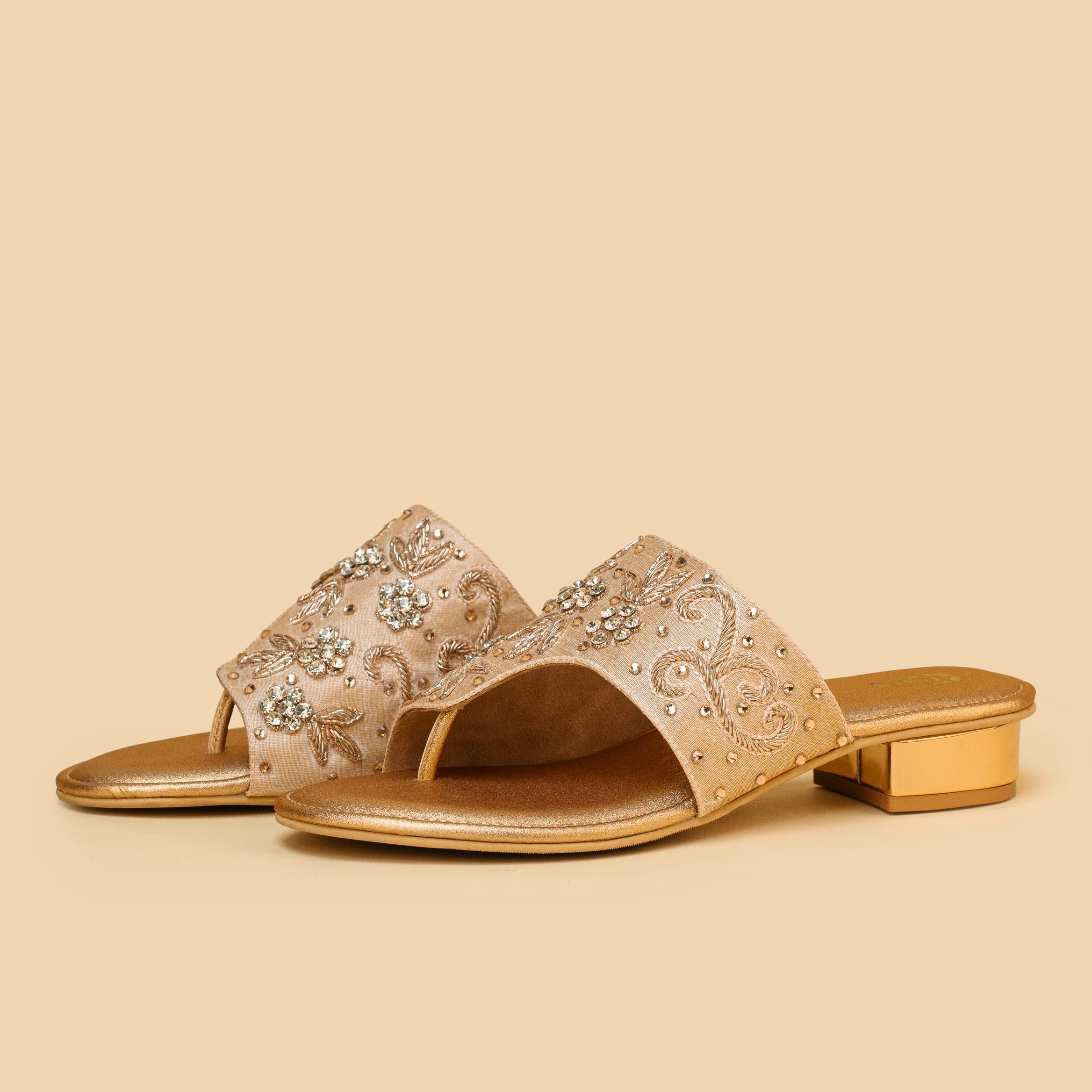 Crystal Drop Heels