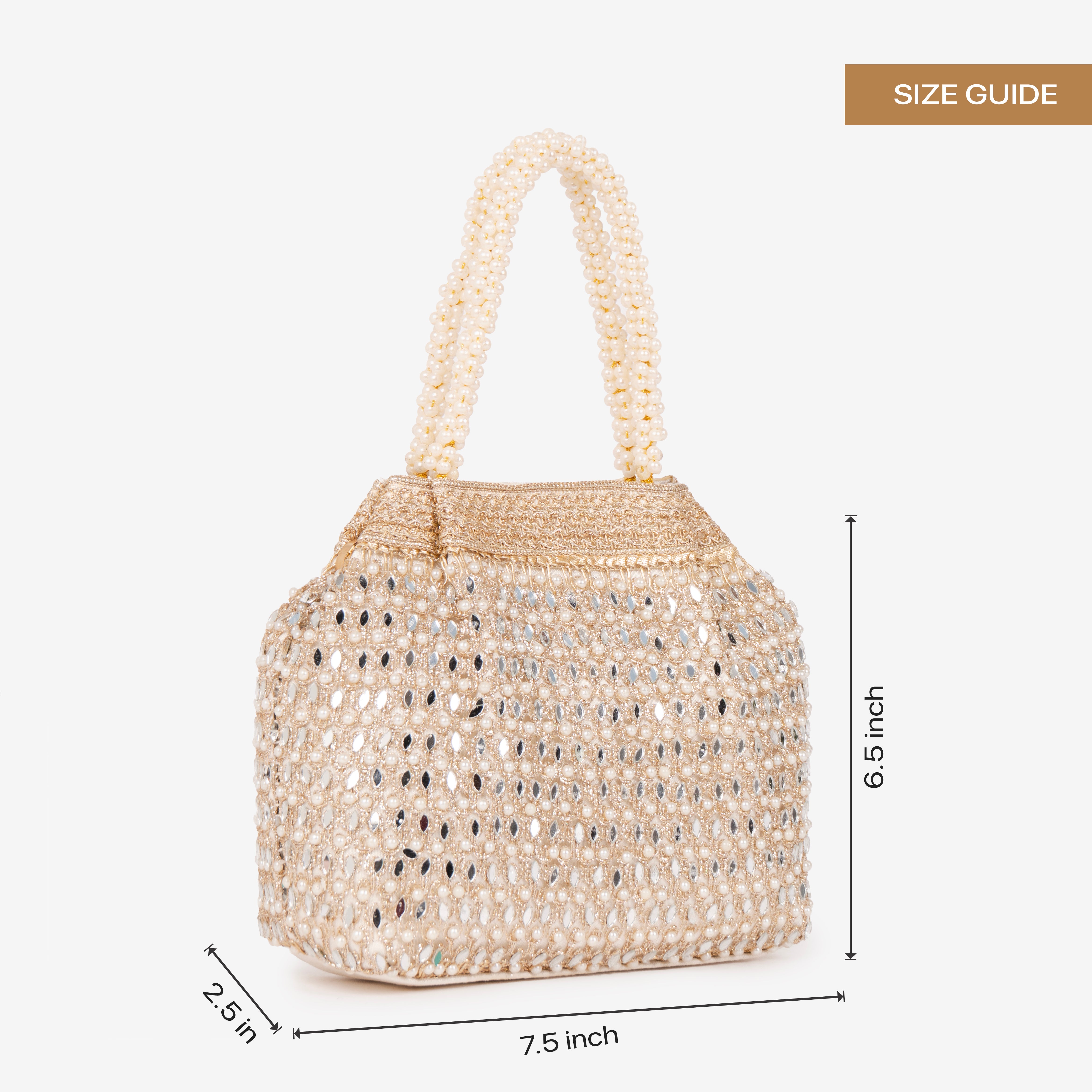 Dazzle Crystal Bead Potli