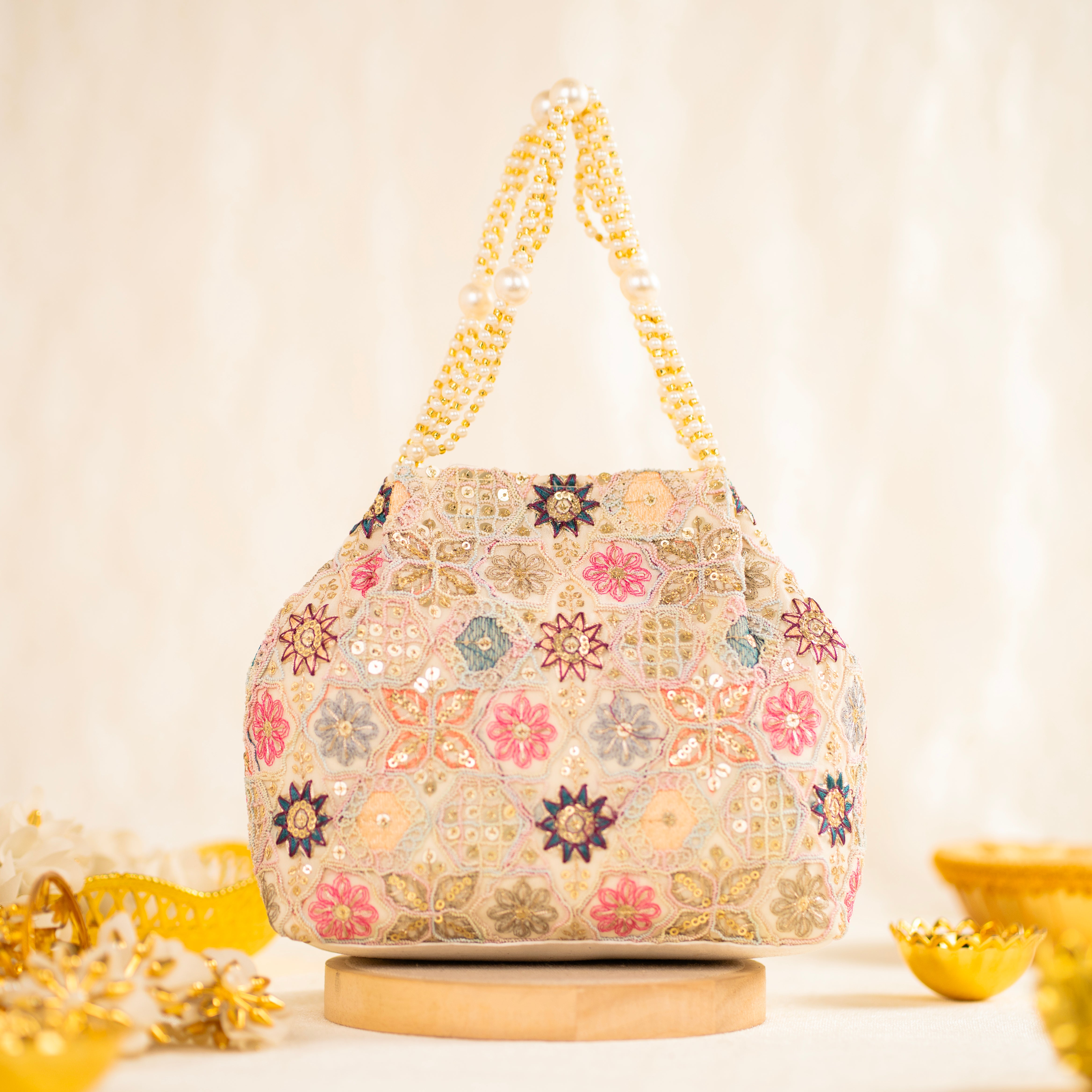 Golden Thread Potli