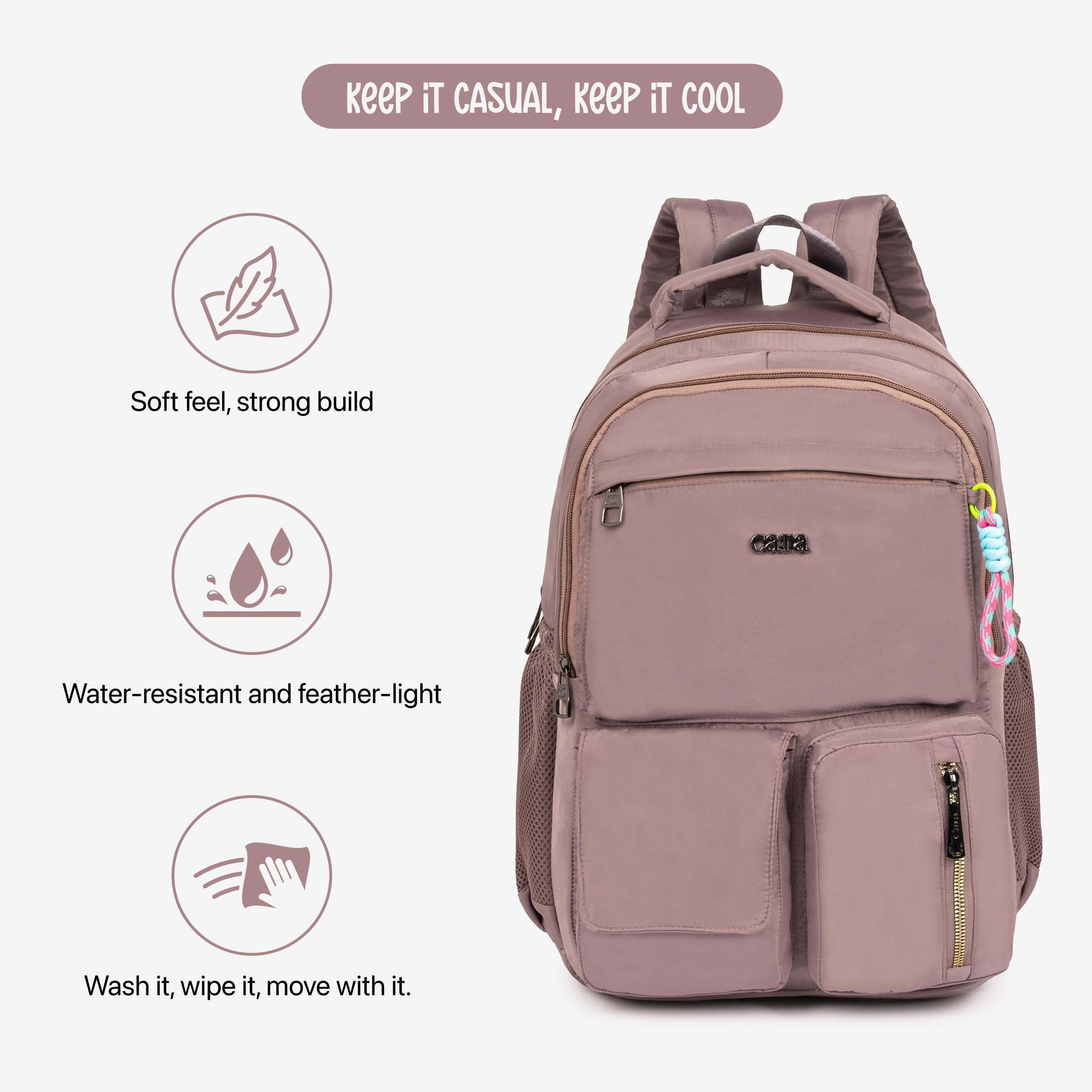 Minimalist Grid Backpack