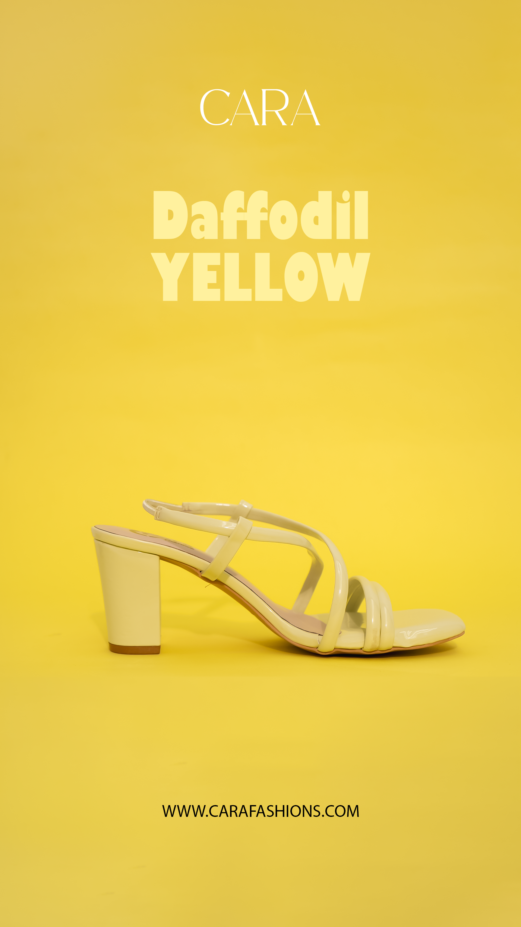 Yellow cool heels for her