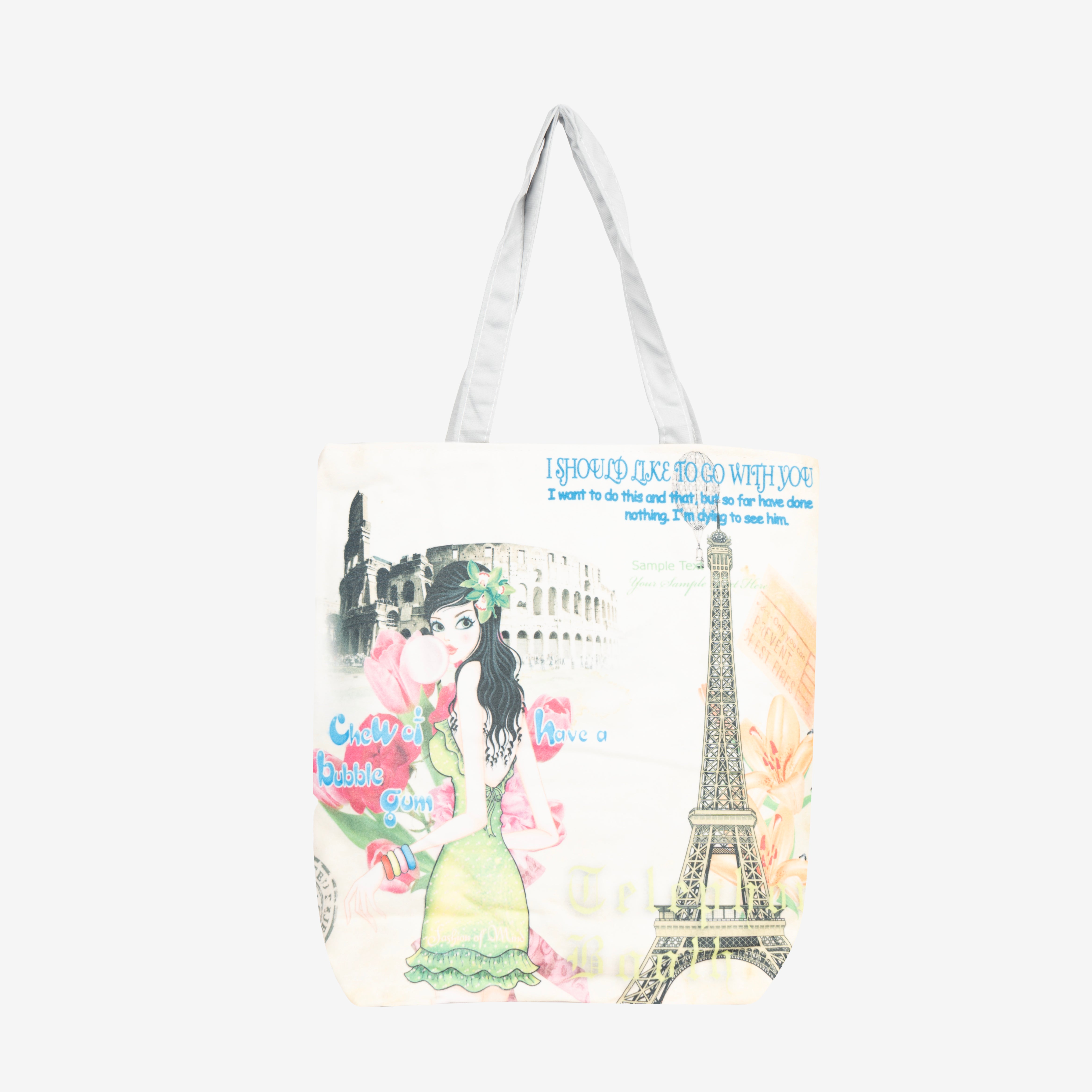 Style Story Canvas Handbag