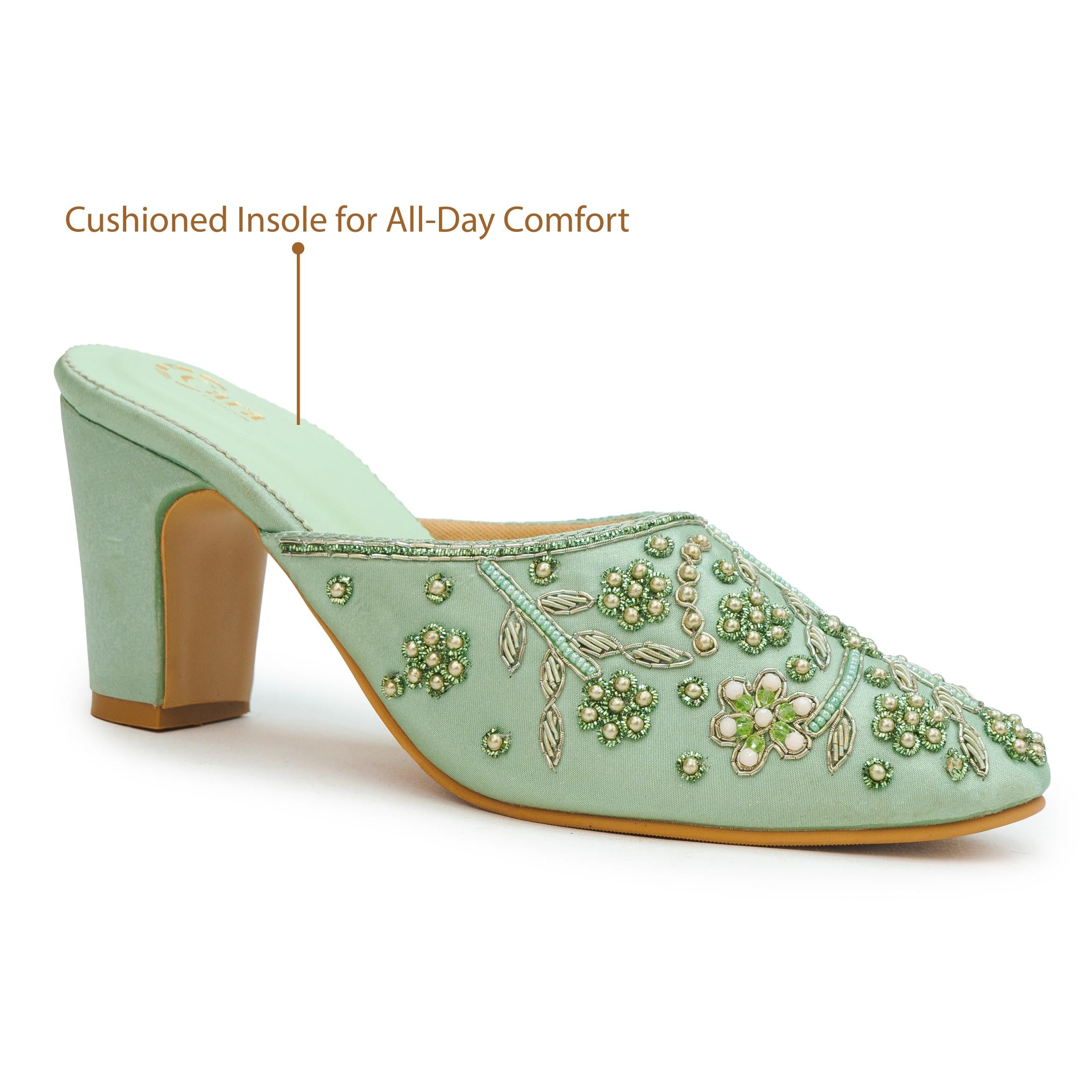 EaseFit Beaded Mules
