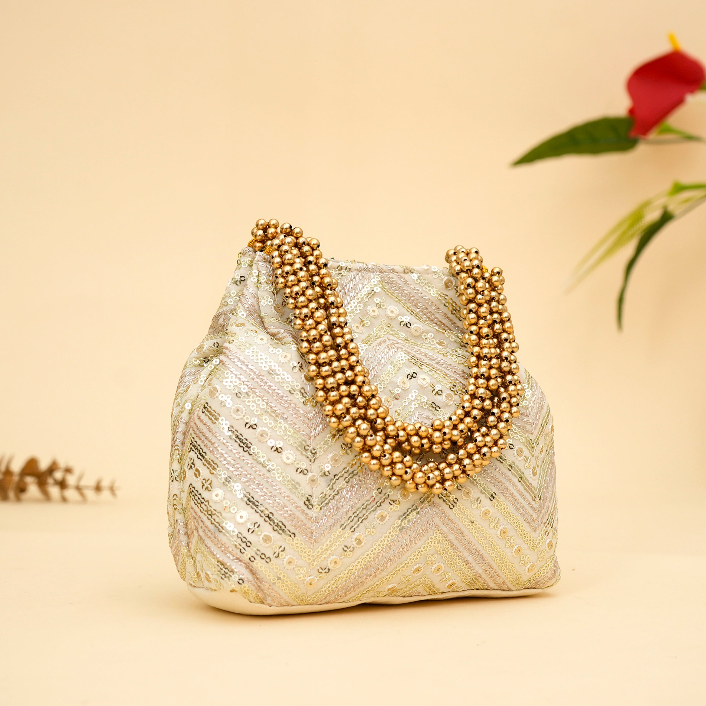 Ornate Bloom Potli