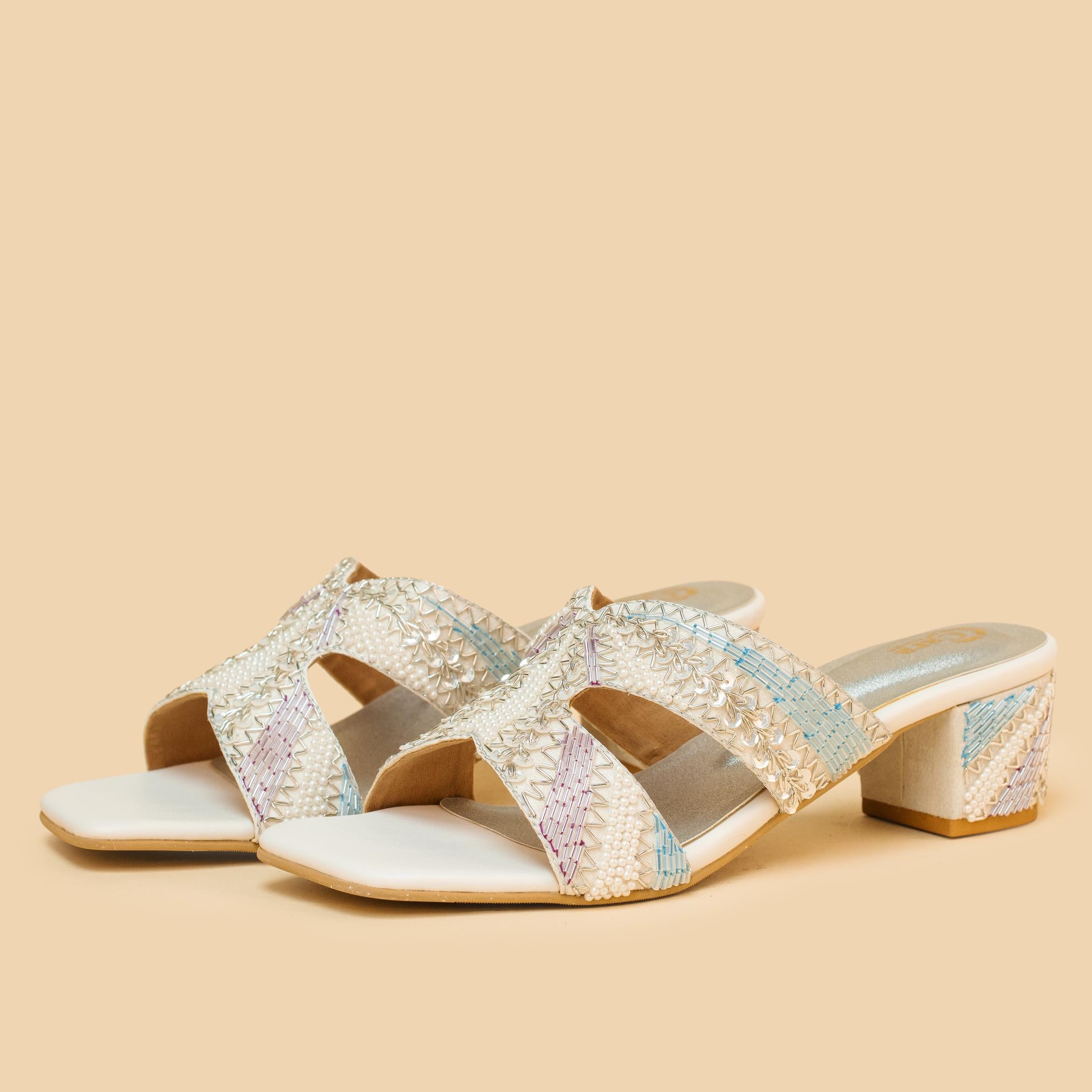Glided Bloom Heels