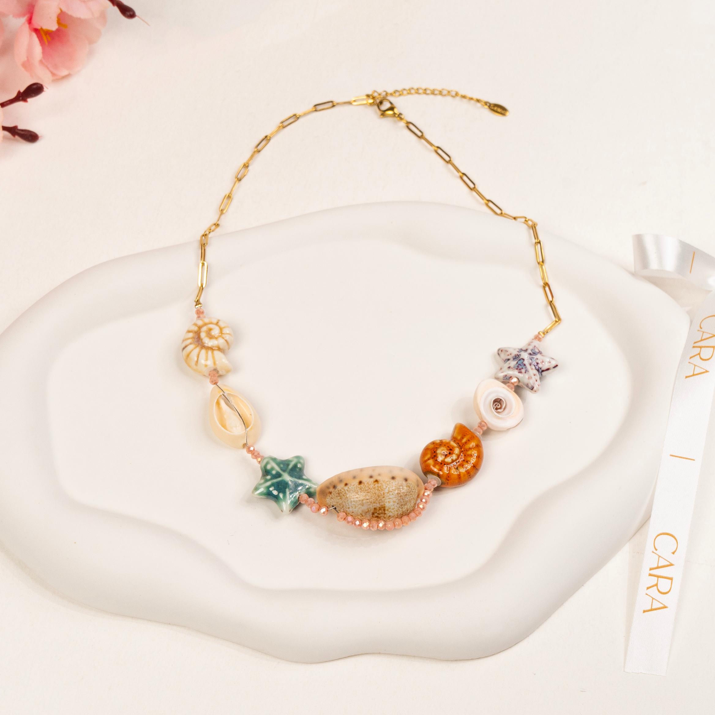Moonlit Shell Necklace
