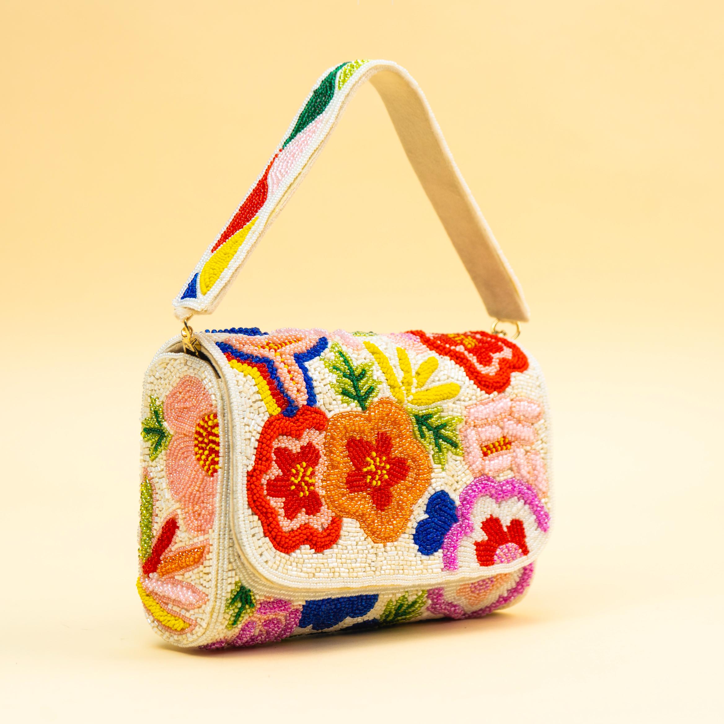 Black Blossom Mini Bag