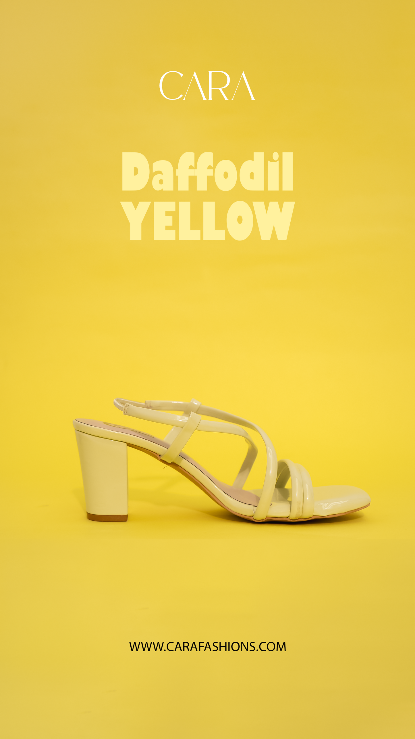 Daffodil Yellow cool heels for her