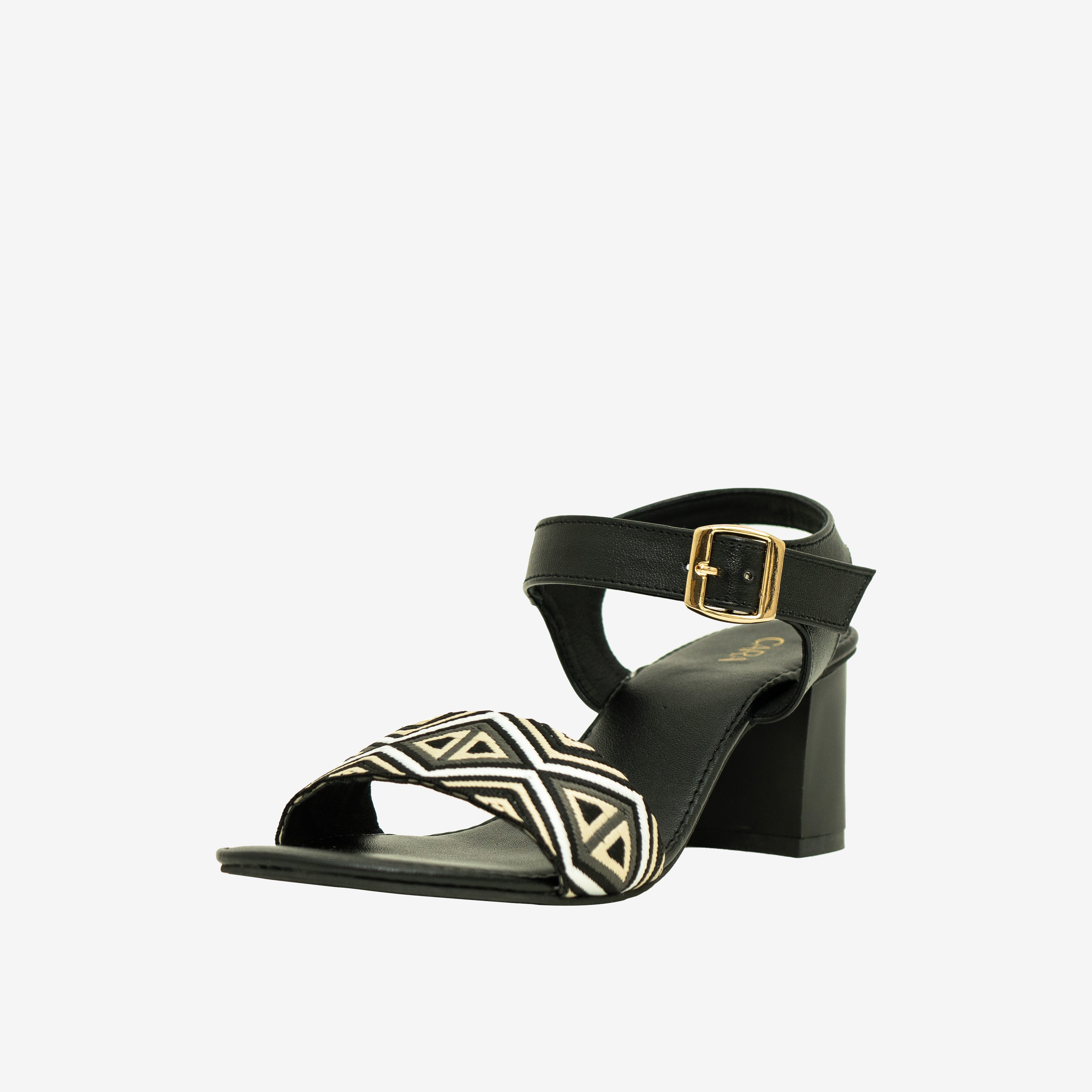 BLACK Buckle Bliss heels  I Cara