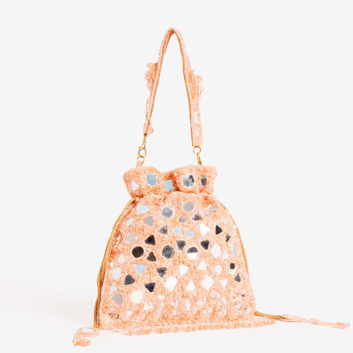 Reflective Beads potli| cara