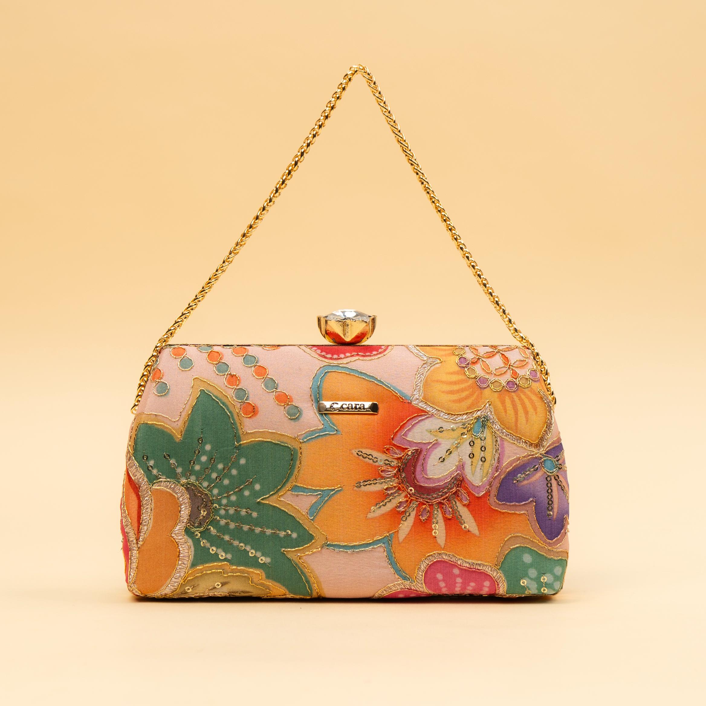 Sequin Thread Clutch