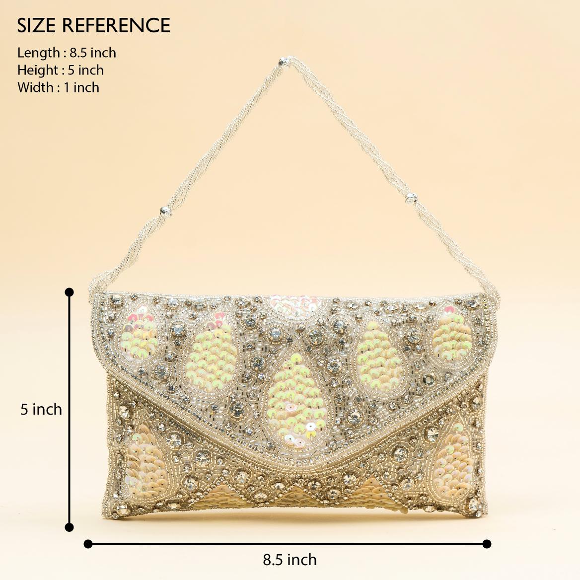 Golden Droplet Clutch