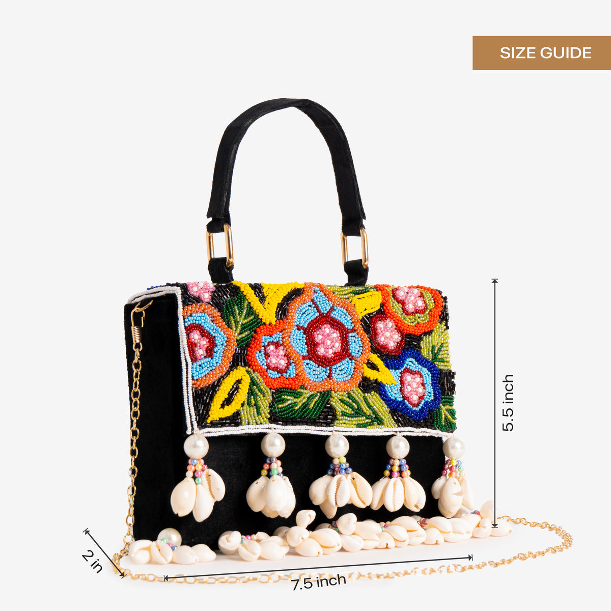 Blooming Shells Banjara Bag