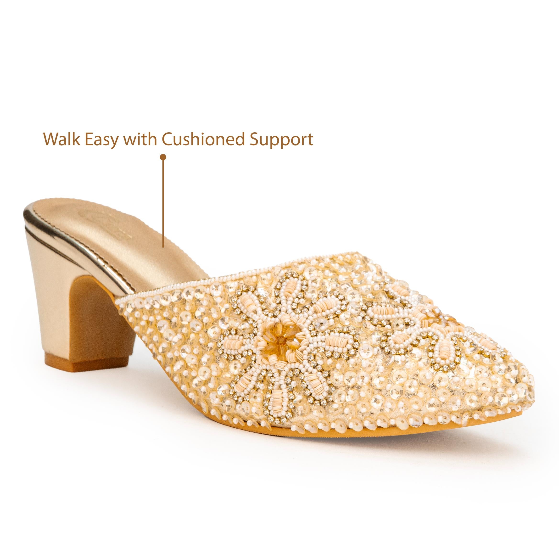 Pearl Bloom Mules