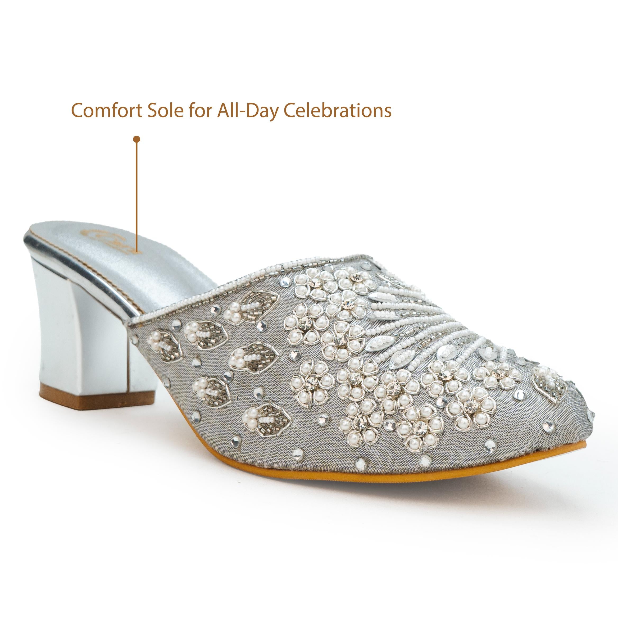 Beaded Ray Mules