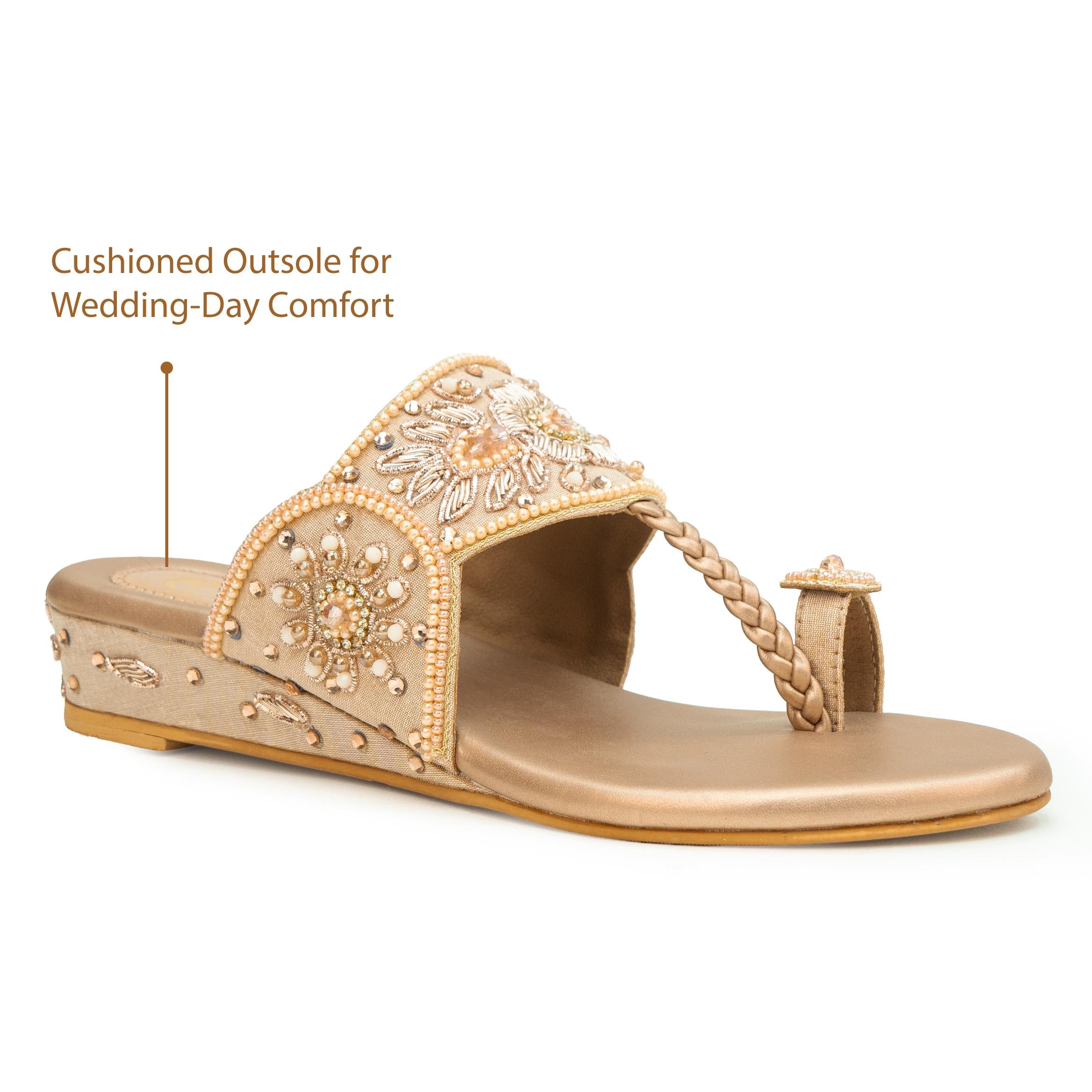 Phool Shimmer Flats