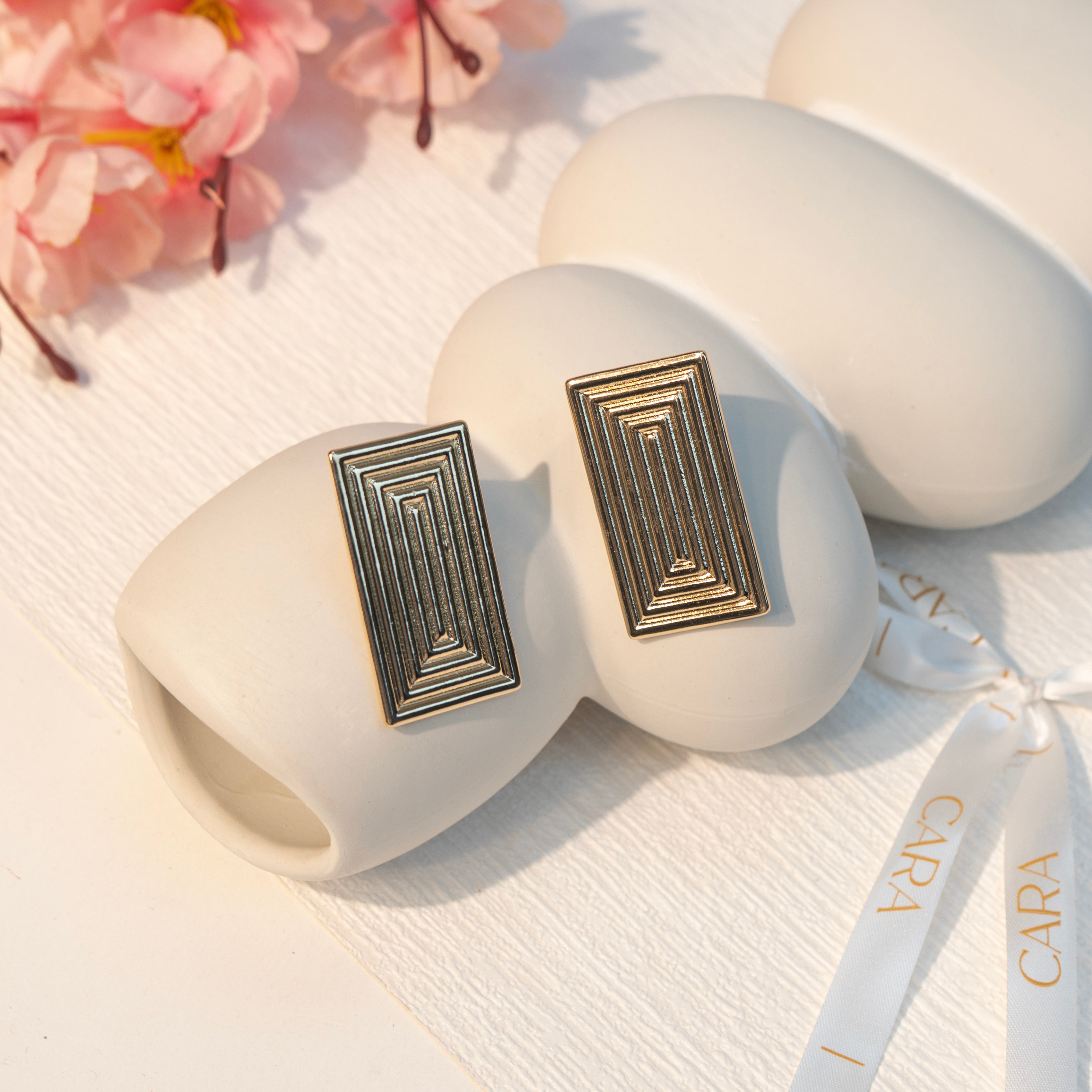 Soft Geometry Earrings