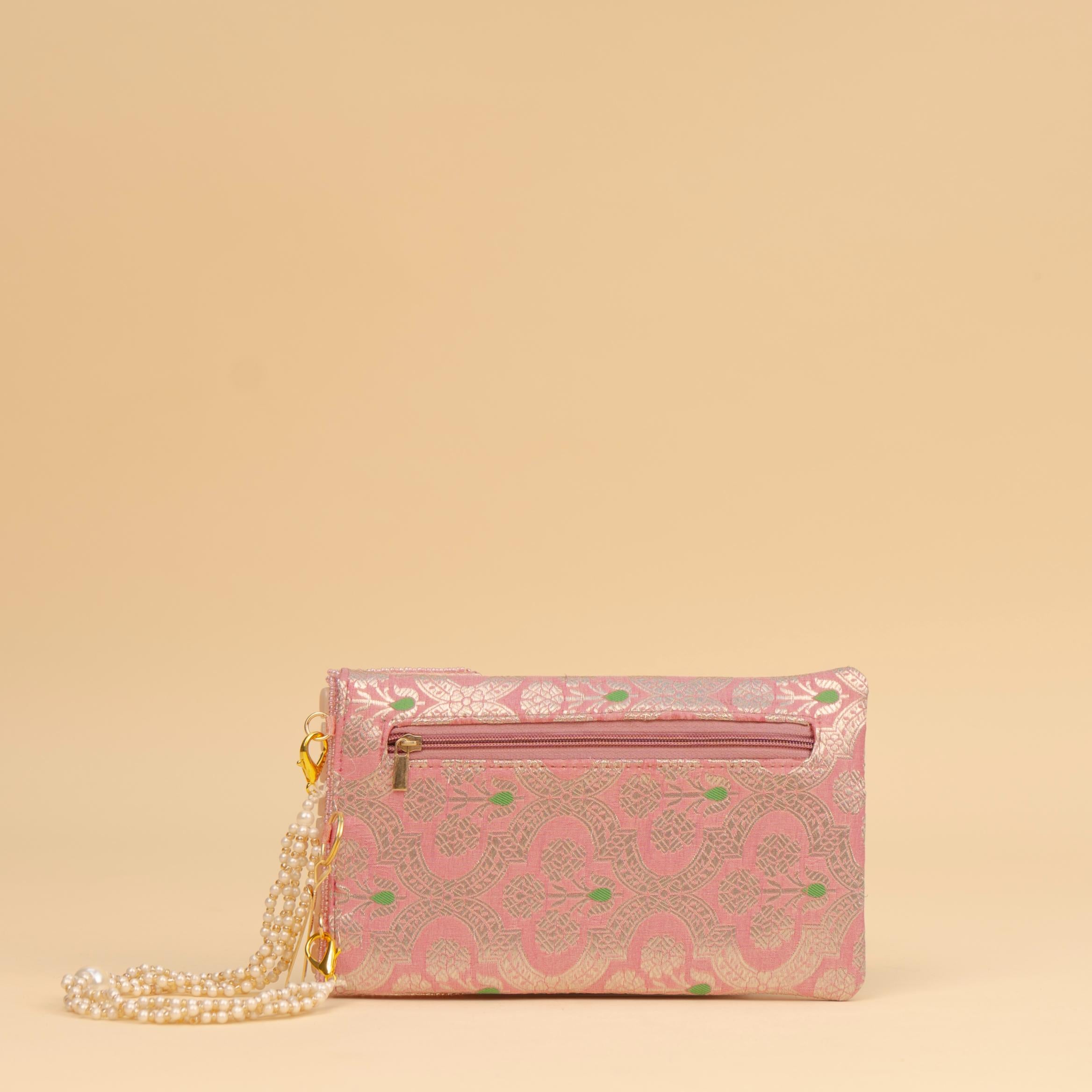Banarasi Pearl Embellished Clutch