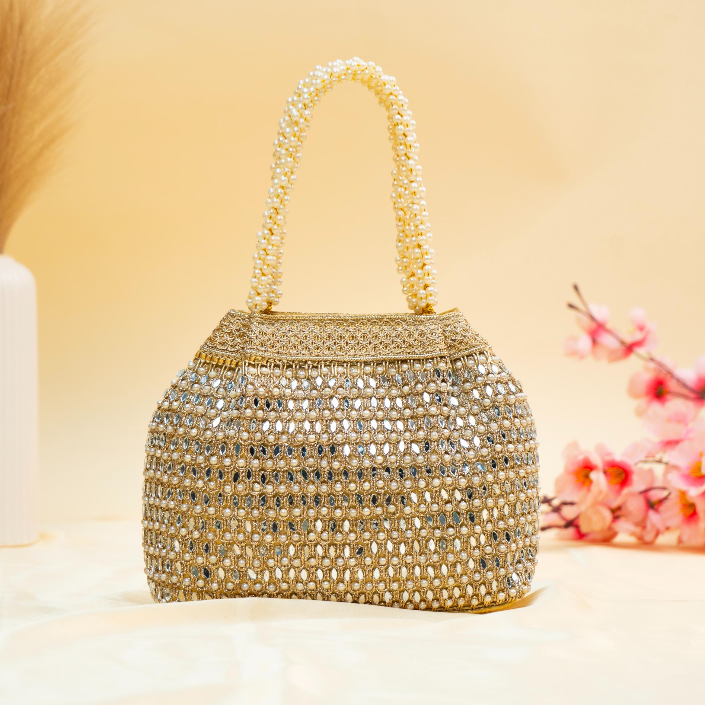 Dazzle Crystal Bead Potli