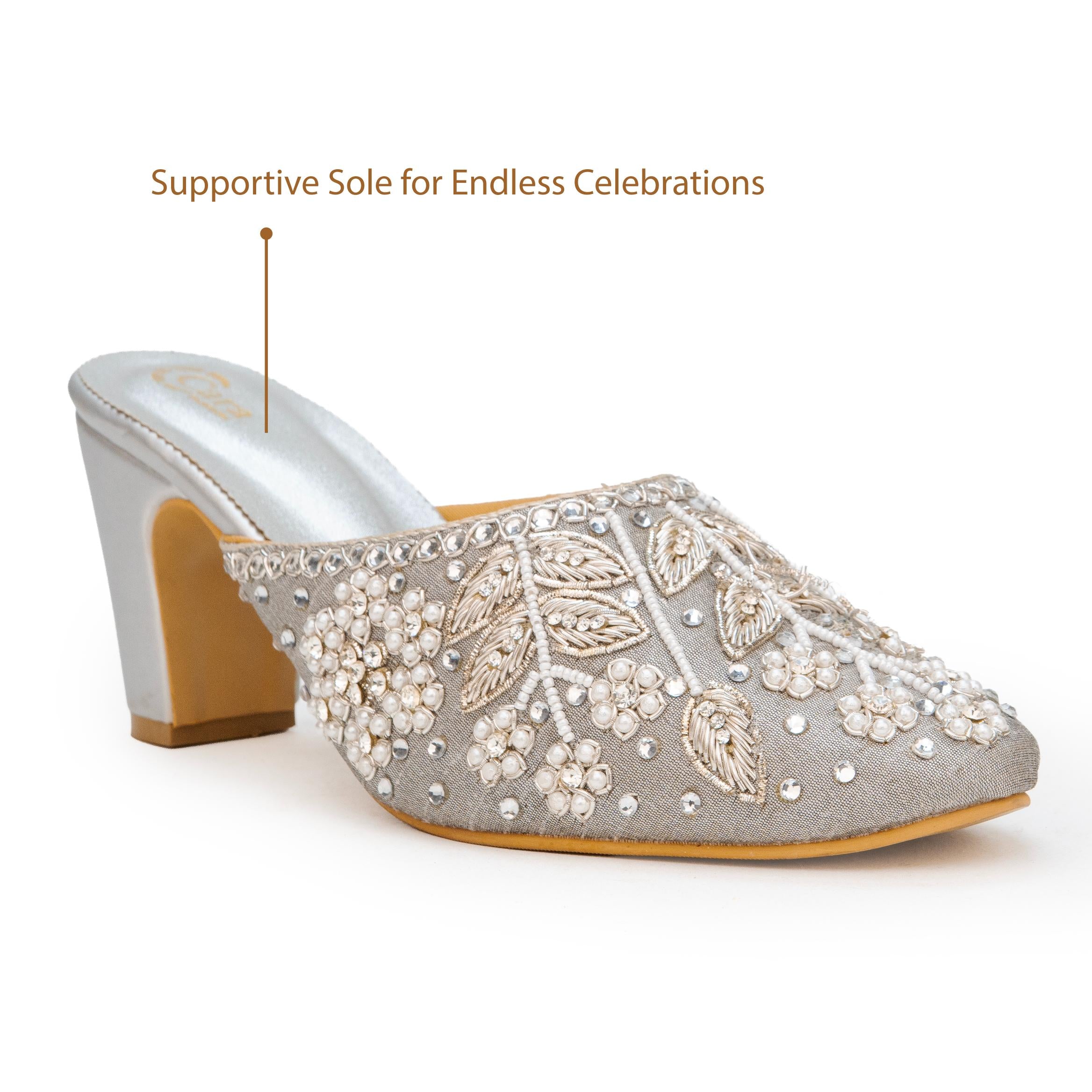 Pearl Sadabahar Mules