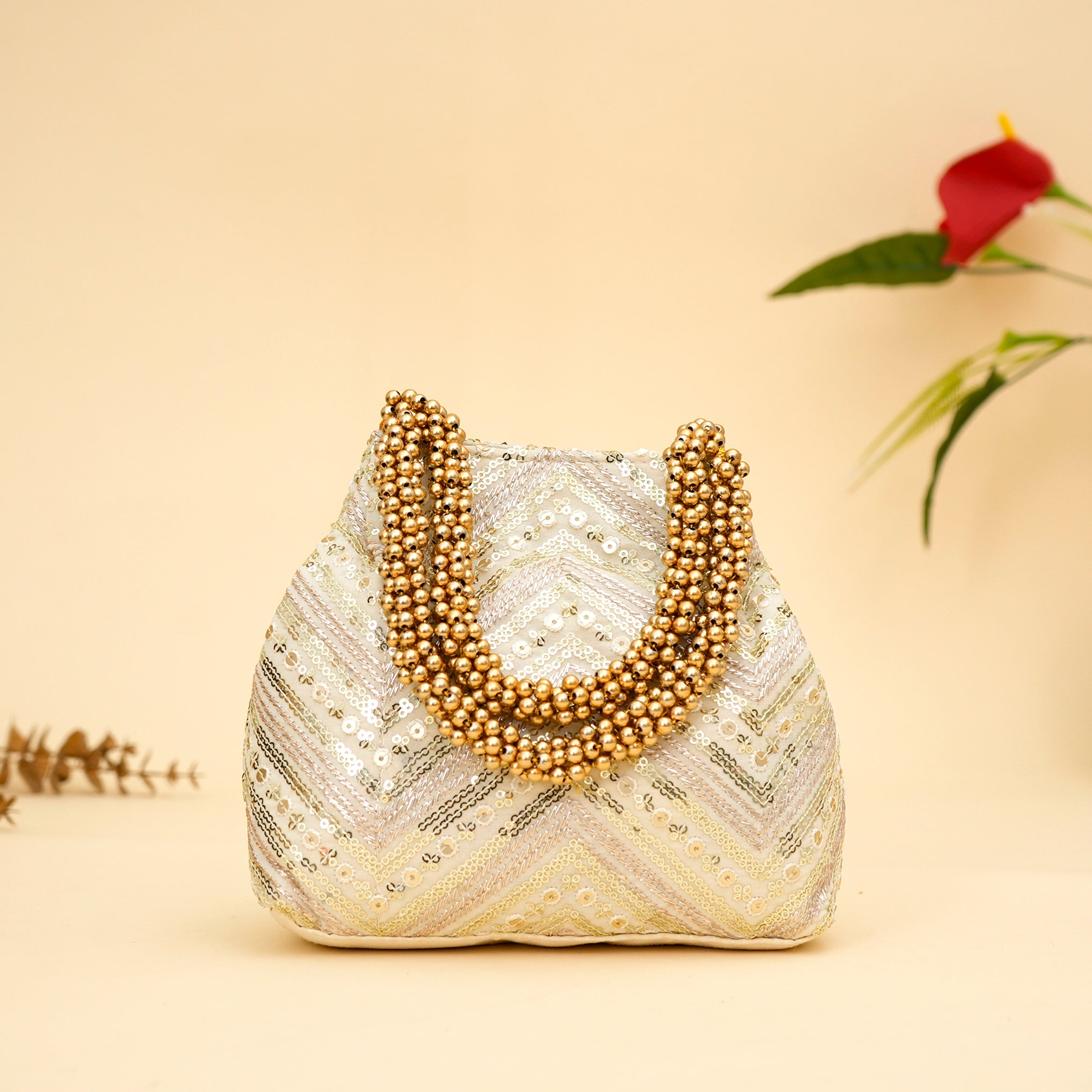 Ornate Bloom Potli