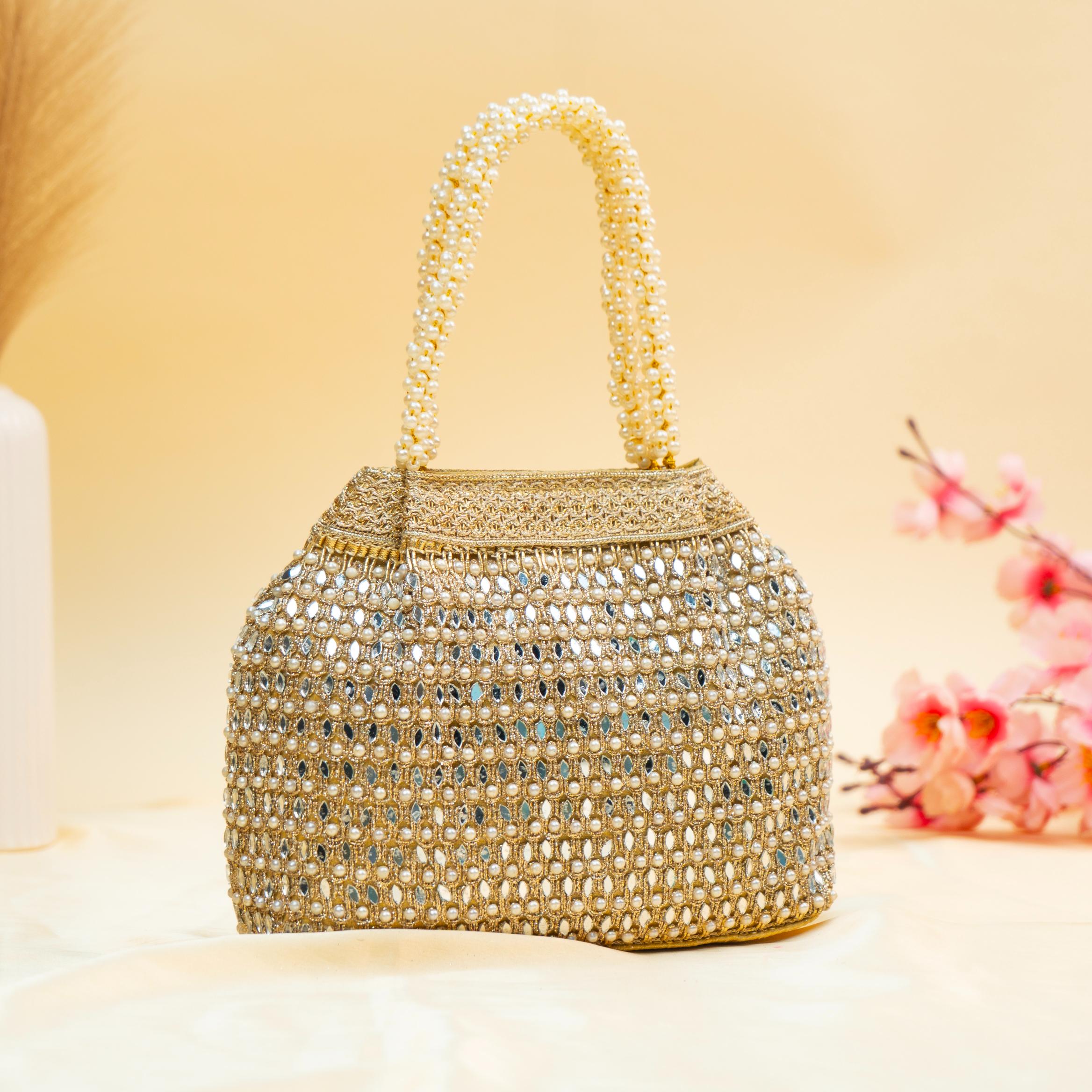 Dazzle Crystal Bead Potli