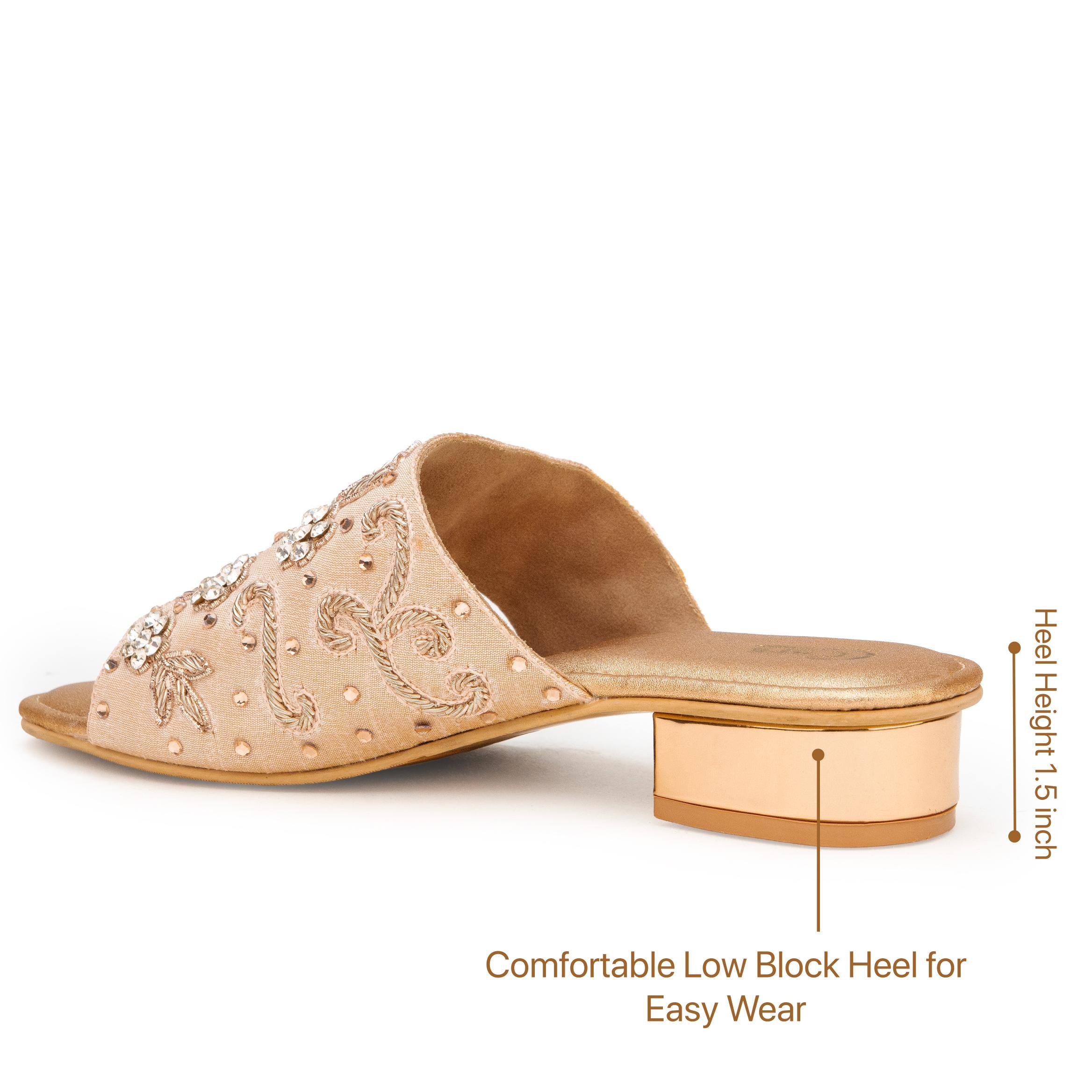 Crystal Drop Heels