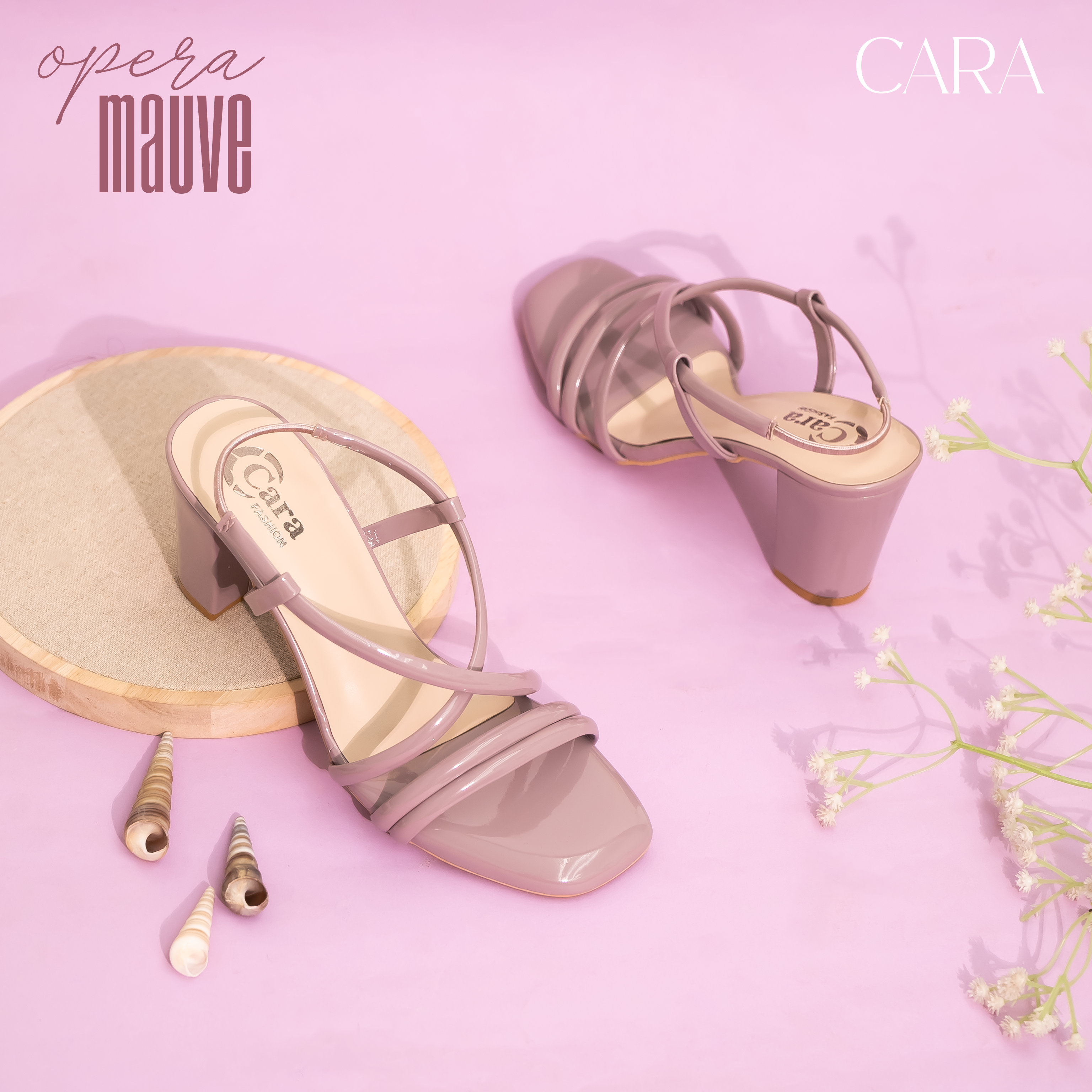 Opera Mauve cool heels for her