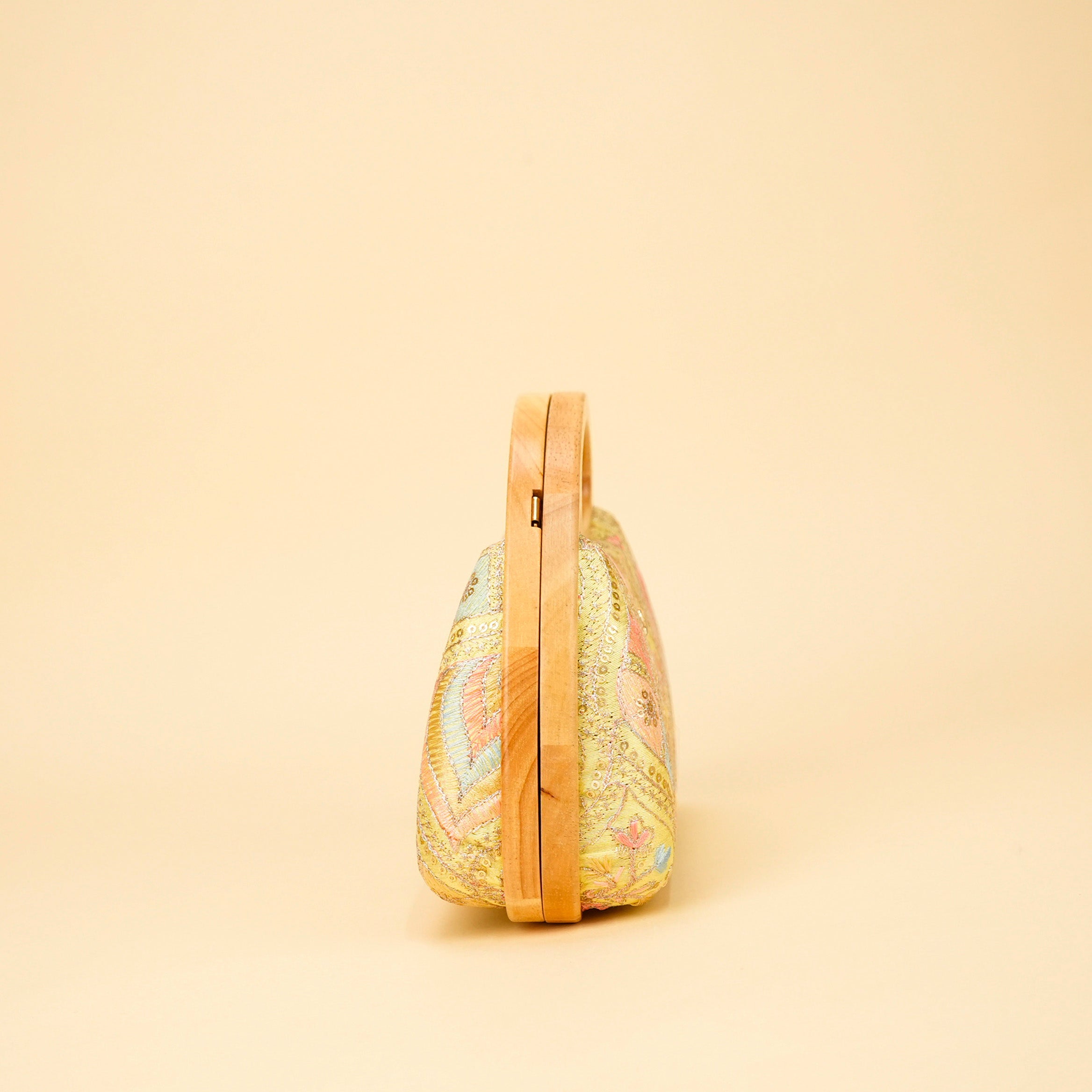 Aurelia Wood-Frame Clutch