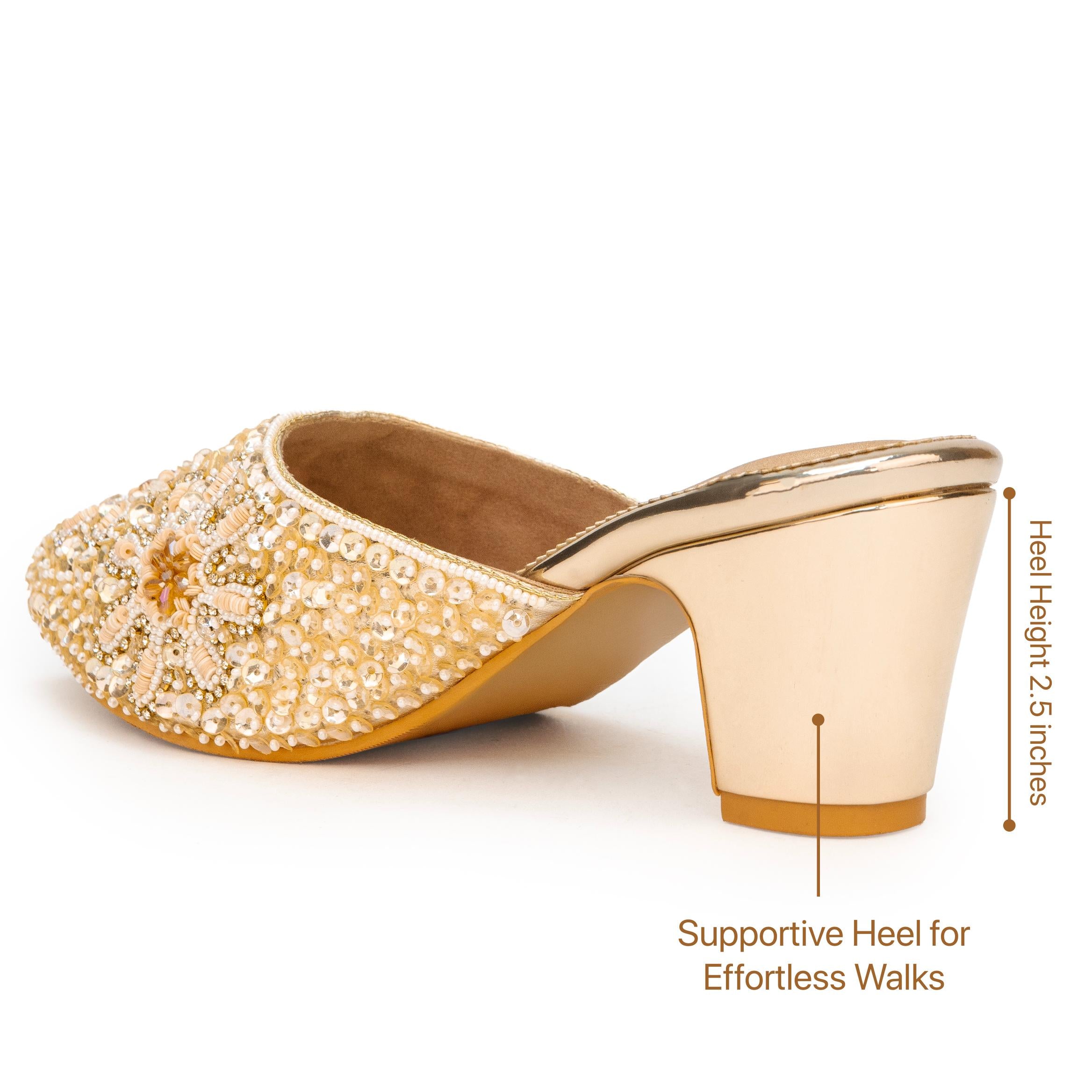 Pearl Bloom Mules