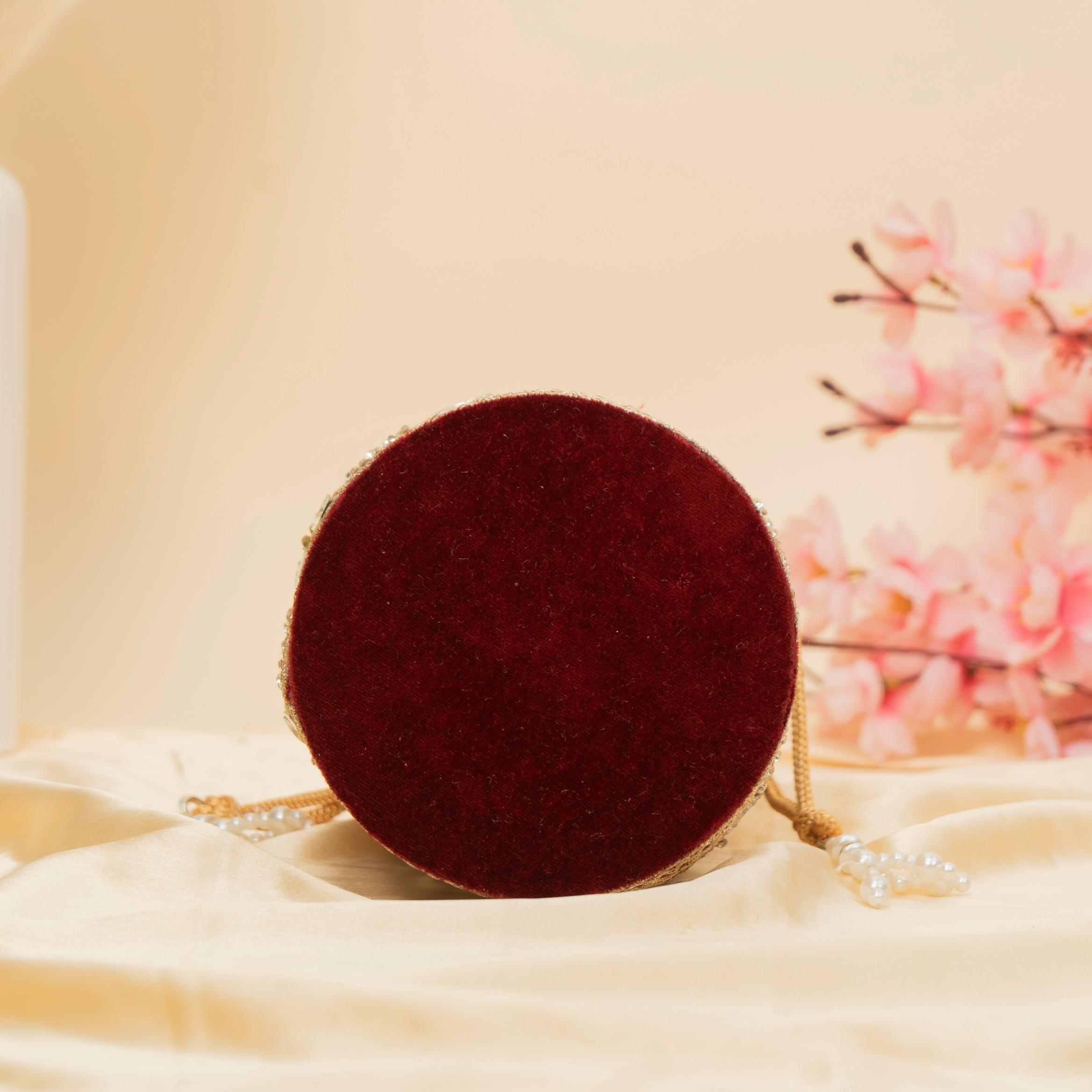 Royal Velvet Shimmer Potli