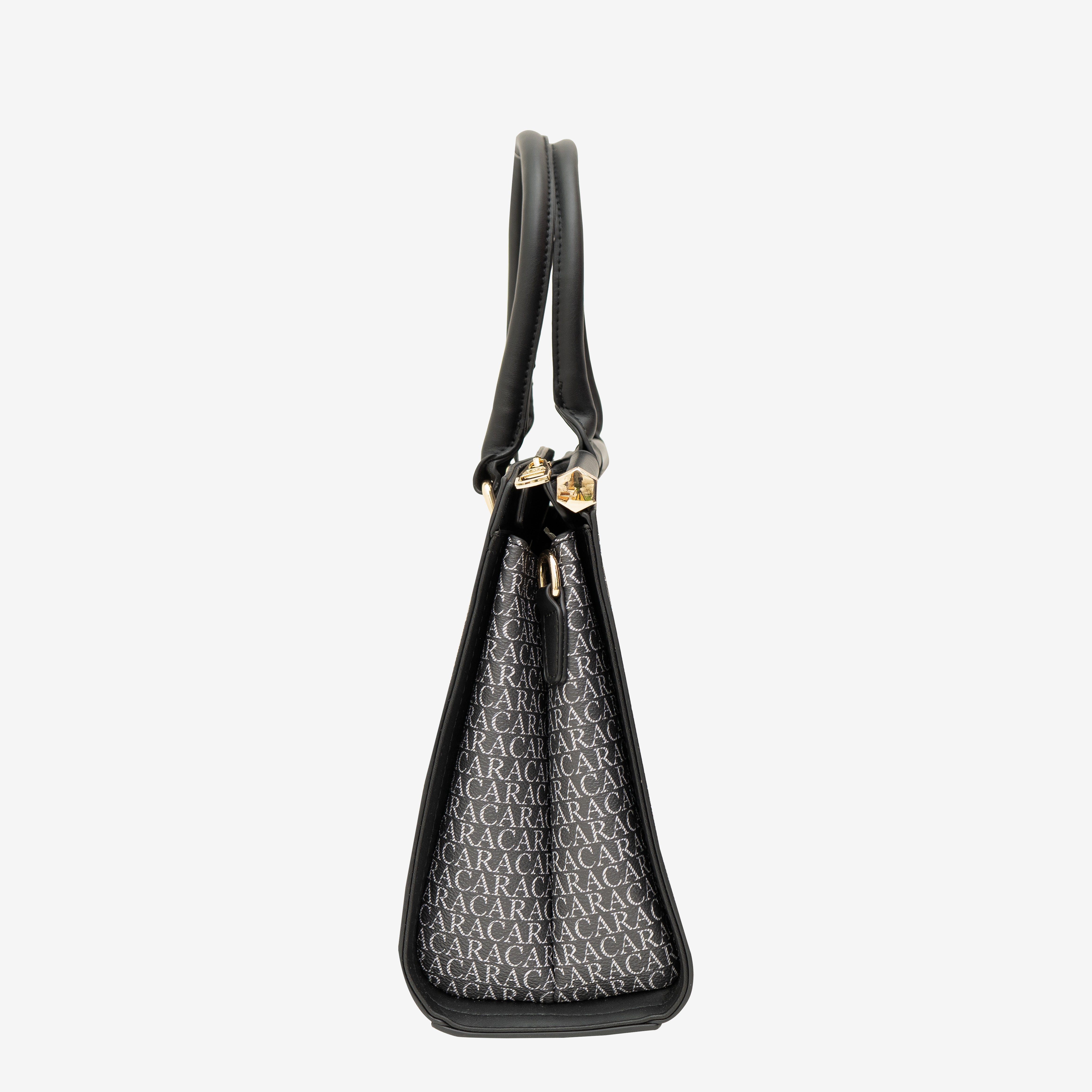 Black Sophisticated Signature Handbag | Cara