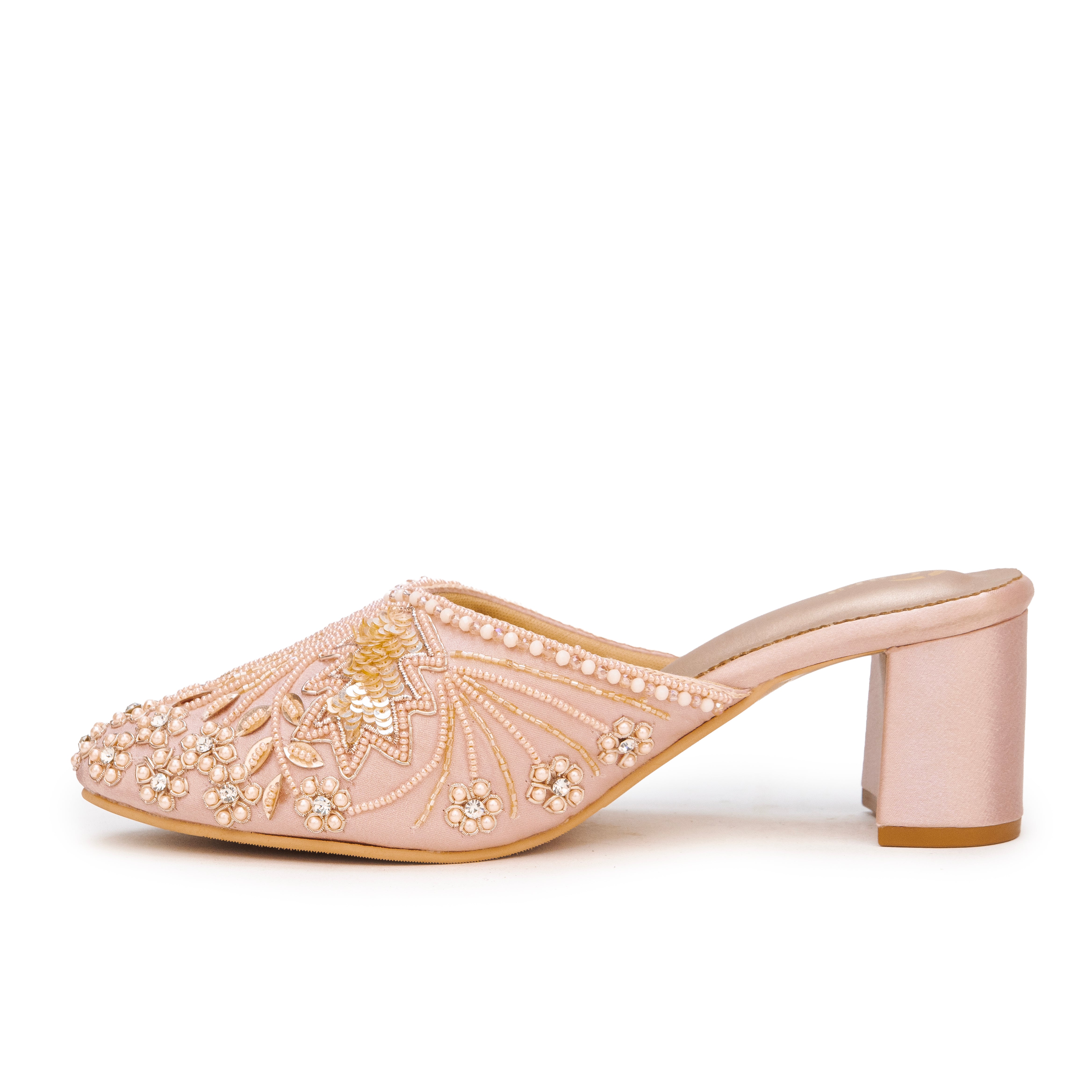 Festive Glide Beaded Heels