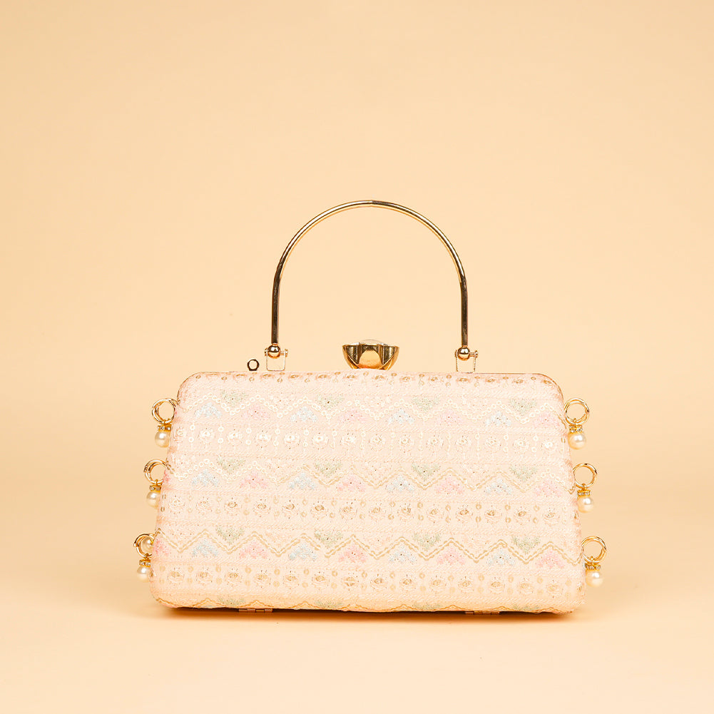 Scarlet Crown Clutch