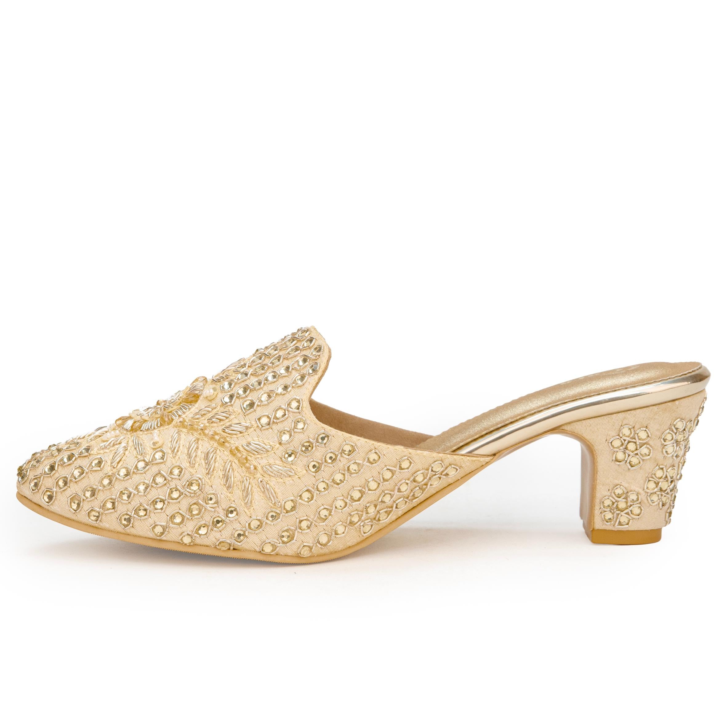 Zardosi Beaded Mules