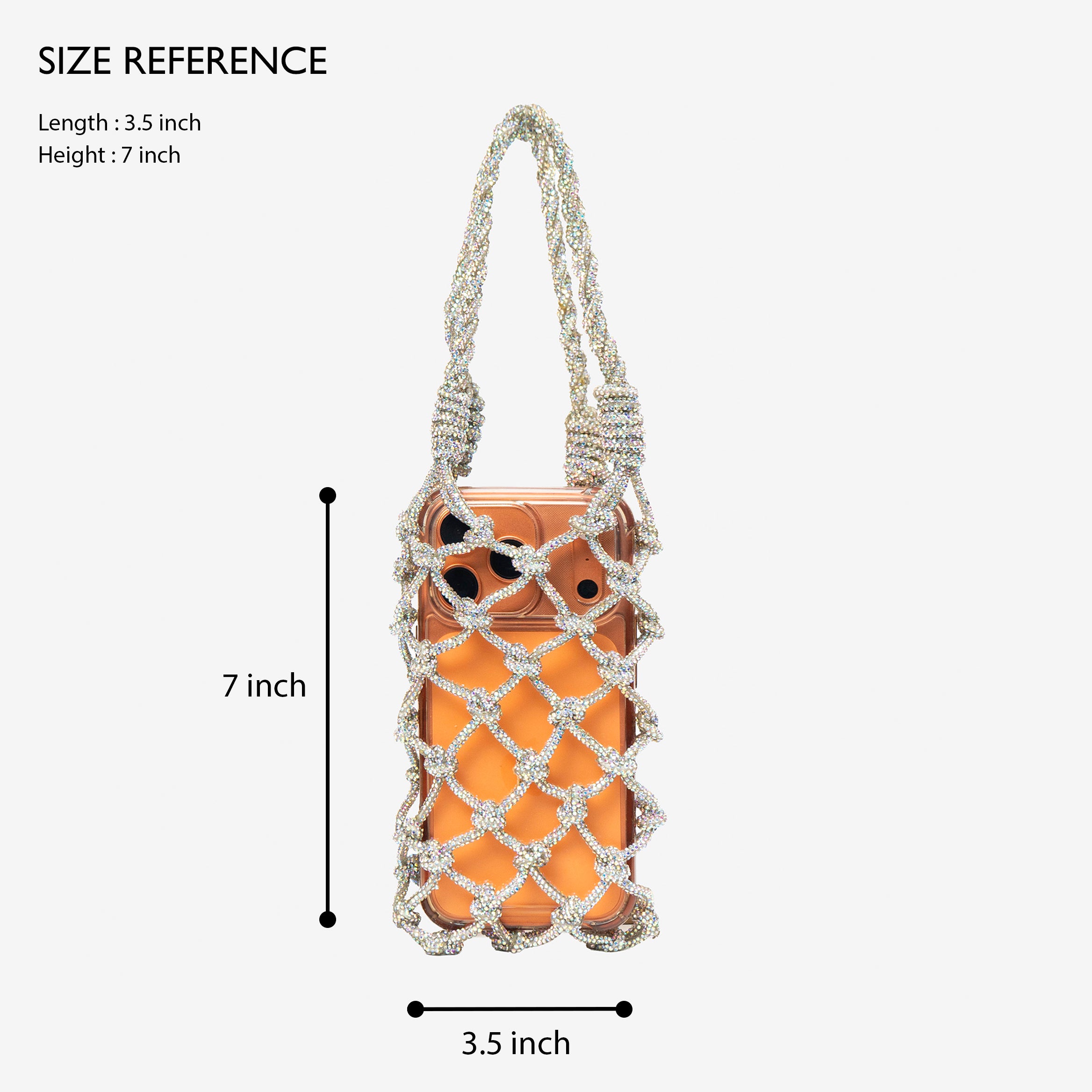 Crystal Knot Luxe Mobile Sling