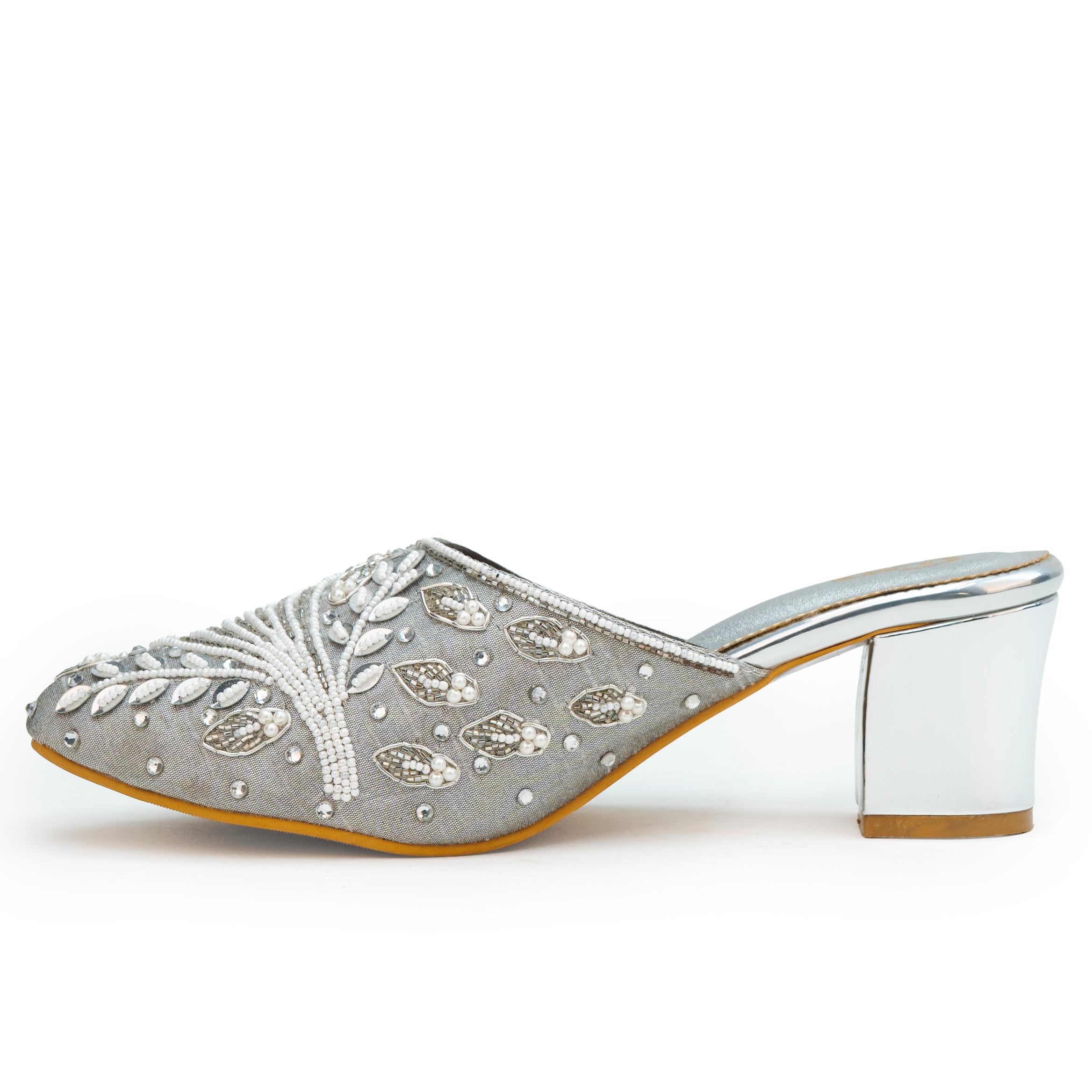 Beaded Ray Mules