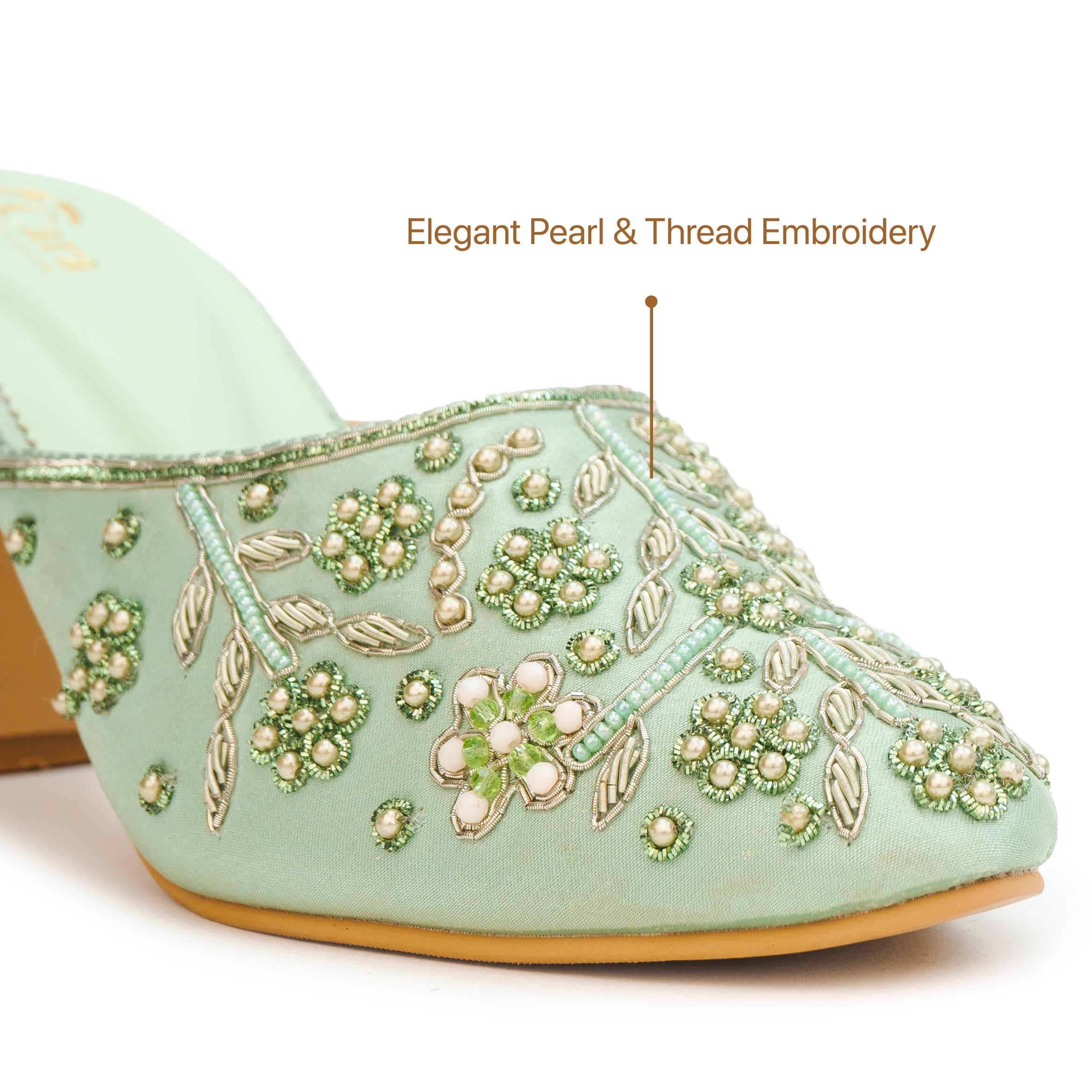 EaseFit Beaded Mules