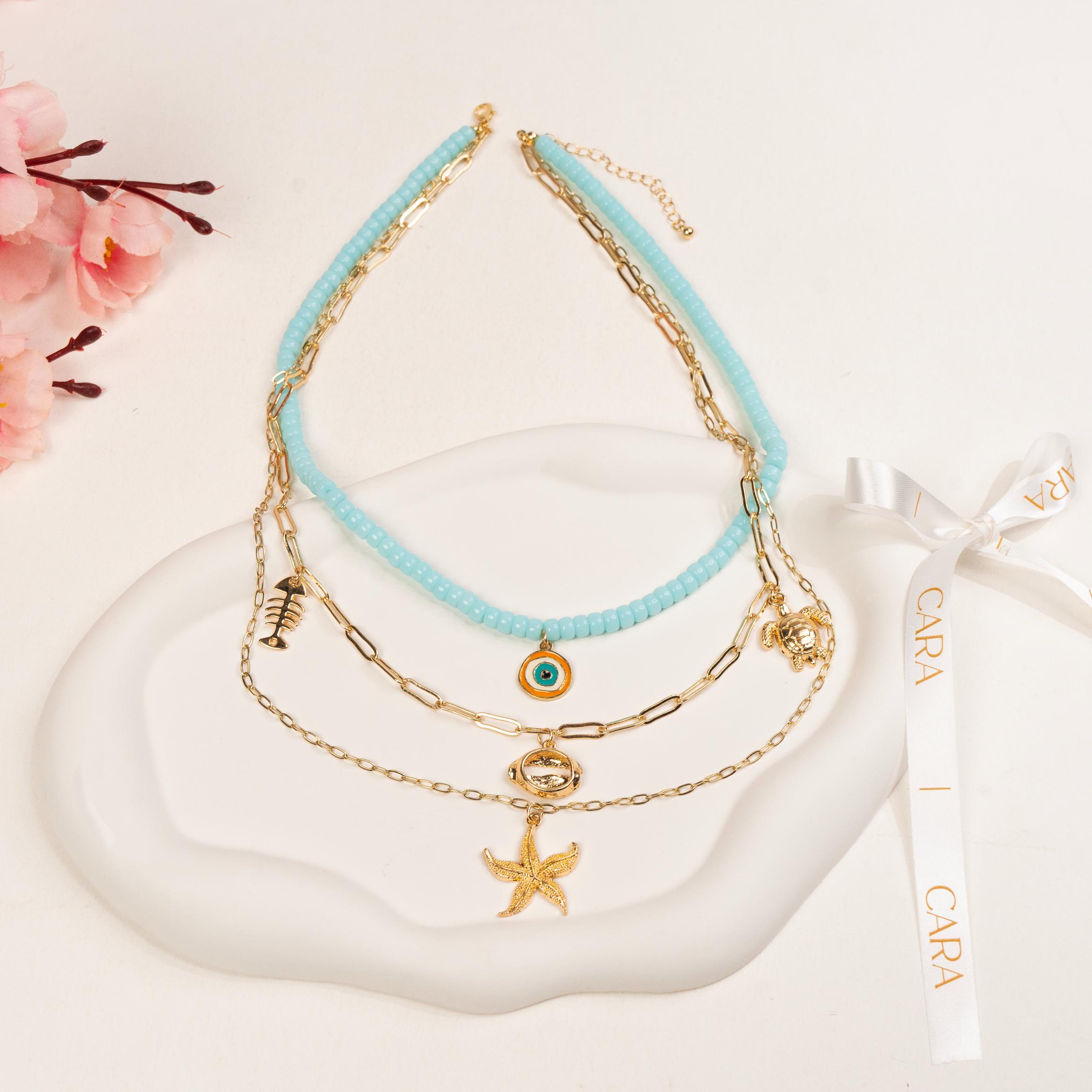 Lustre Bead Necklace