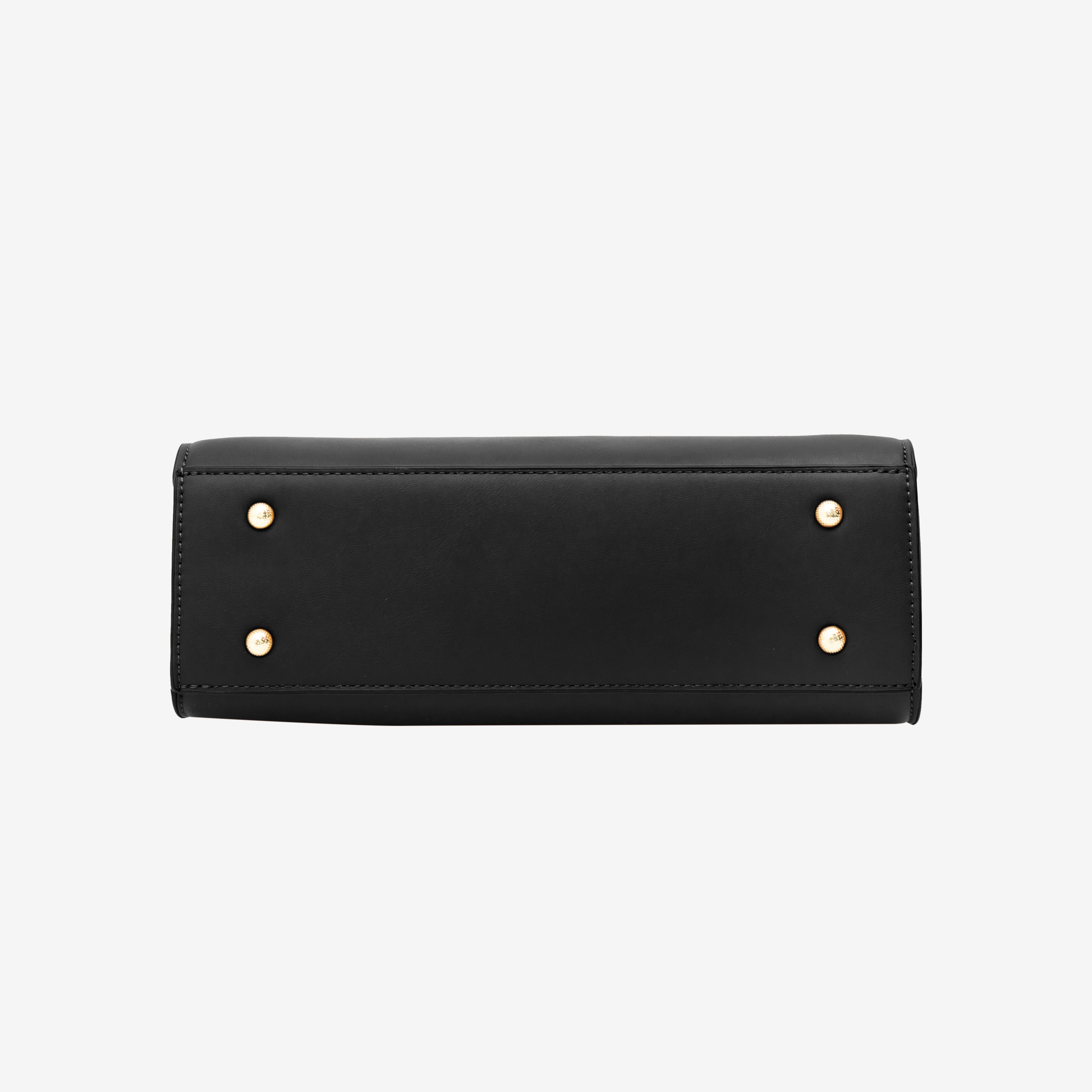 Black Polished Look Handbag | Cara