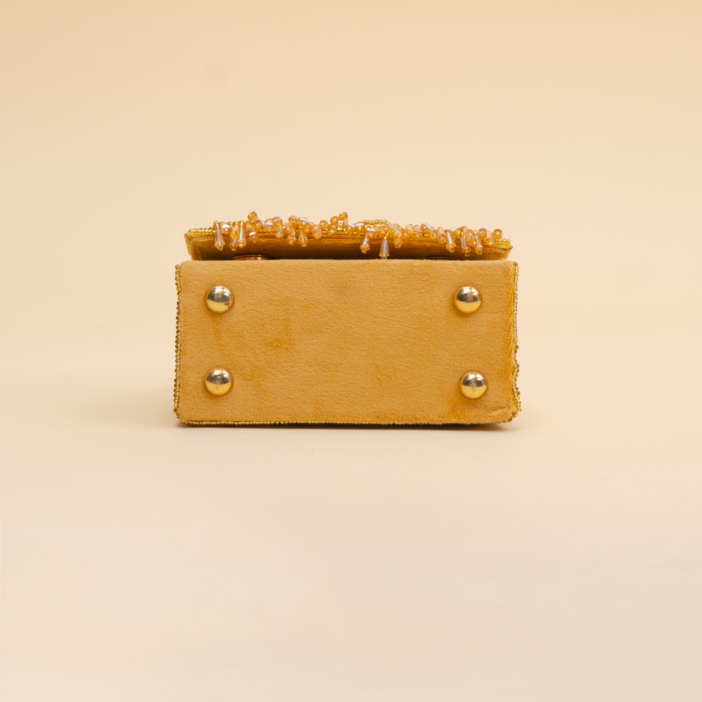 Glitz Fringe Clutch